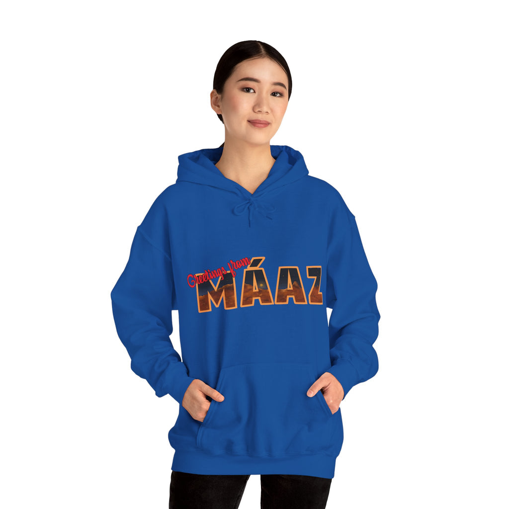 Greetings from Máaz Martians Unisex Heavy Blend Hooded Sweatshirt