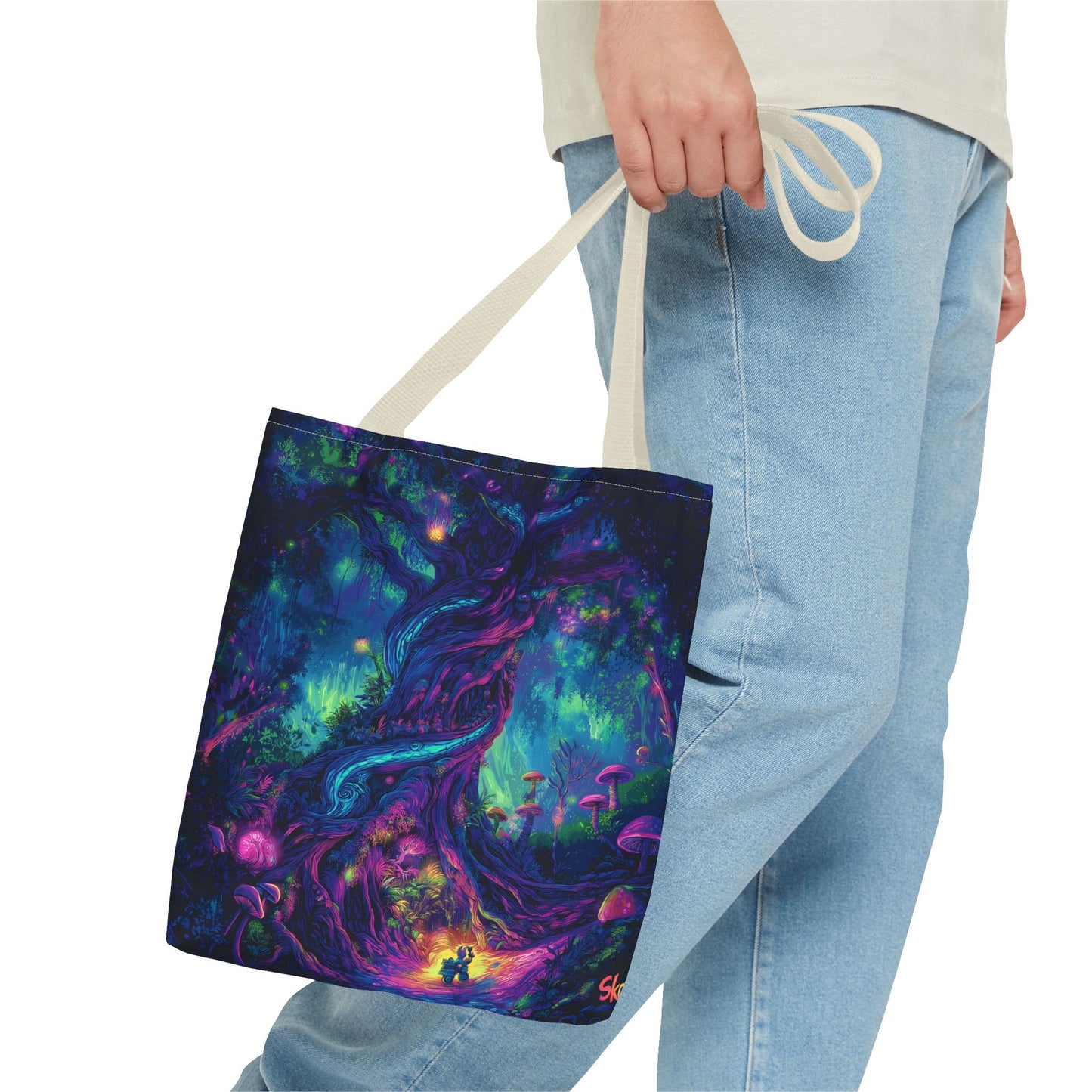 Psychedelic Tree Tote Bag (AOP)