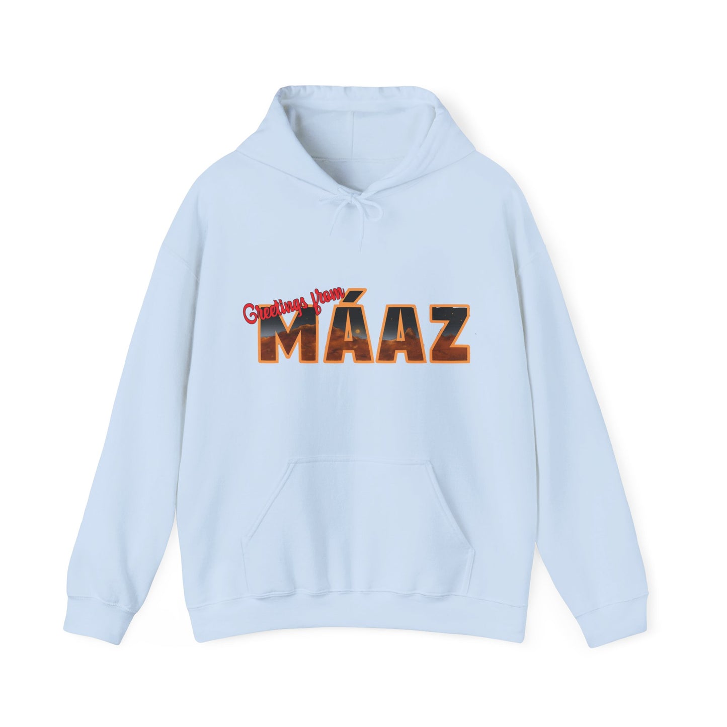 Greetings from Máaz Martians Unisex Heavy Blend Hooded Sweatshirt