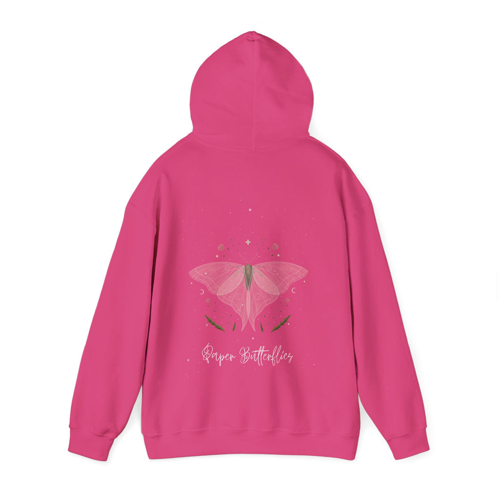 Paper Butterflies Fancy Unisex Heavy Blend Hooded Sweatshirt