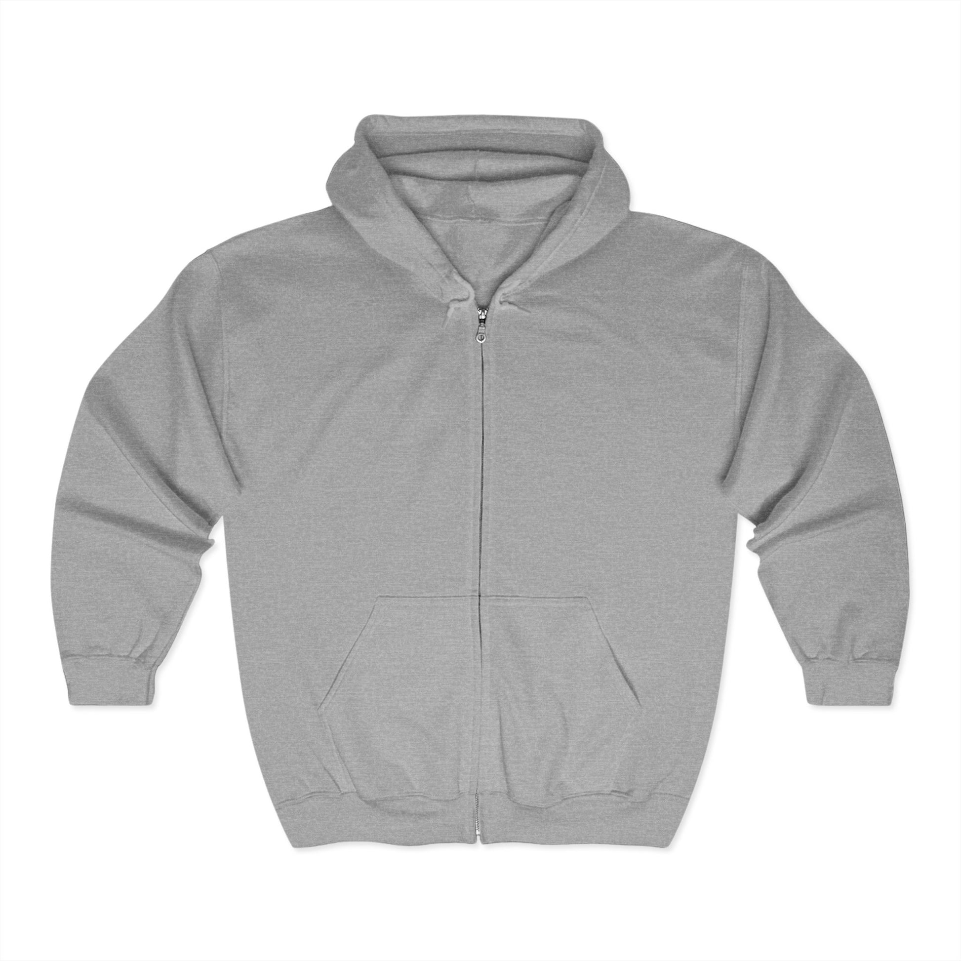 Vellochord Unisex Heavy Blend Full Zip Hooded Sweatshirt