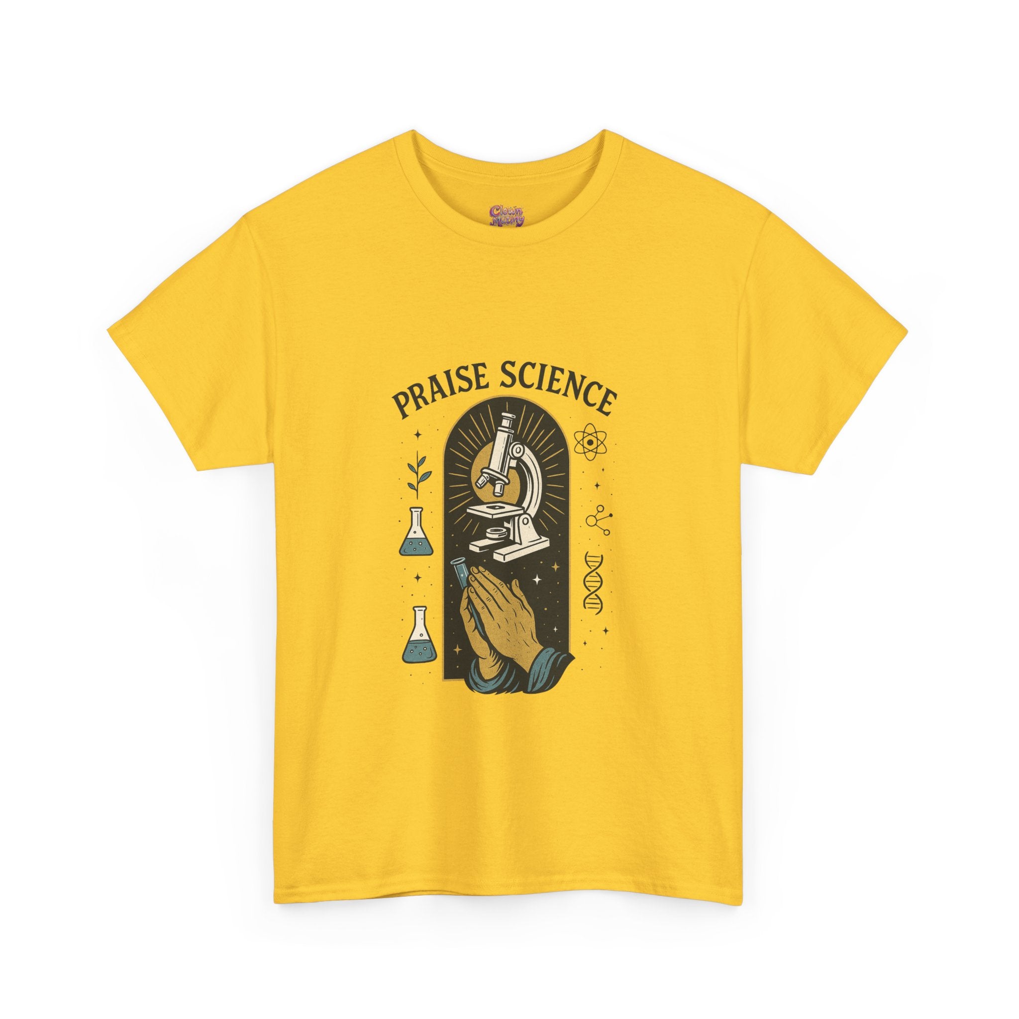Praise Science Unisex Heavy Cotton Tee - Science Lover's T-Shirt for Educators and Students