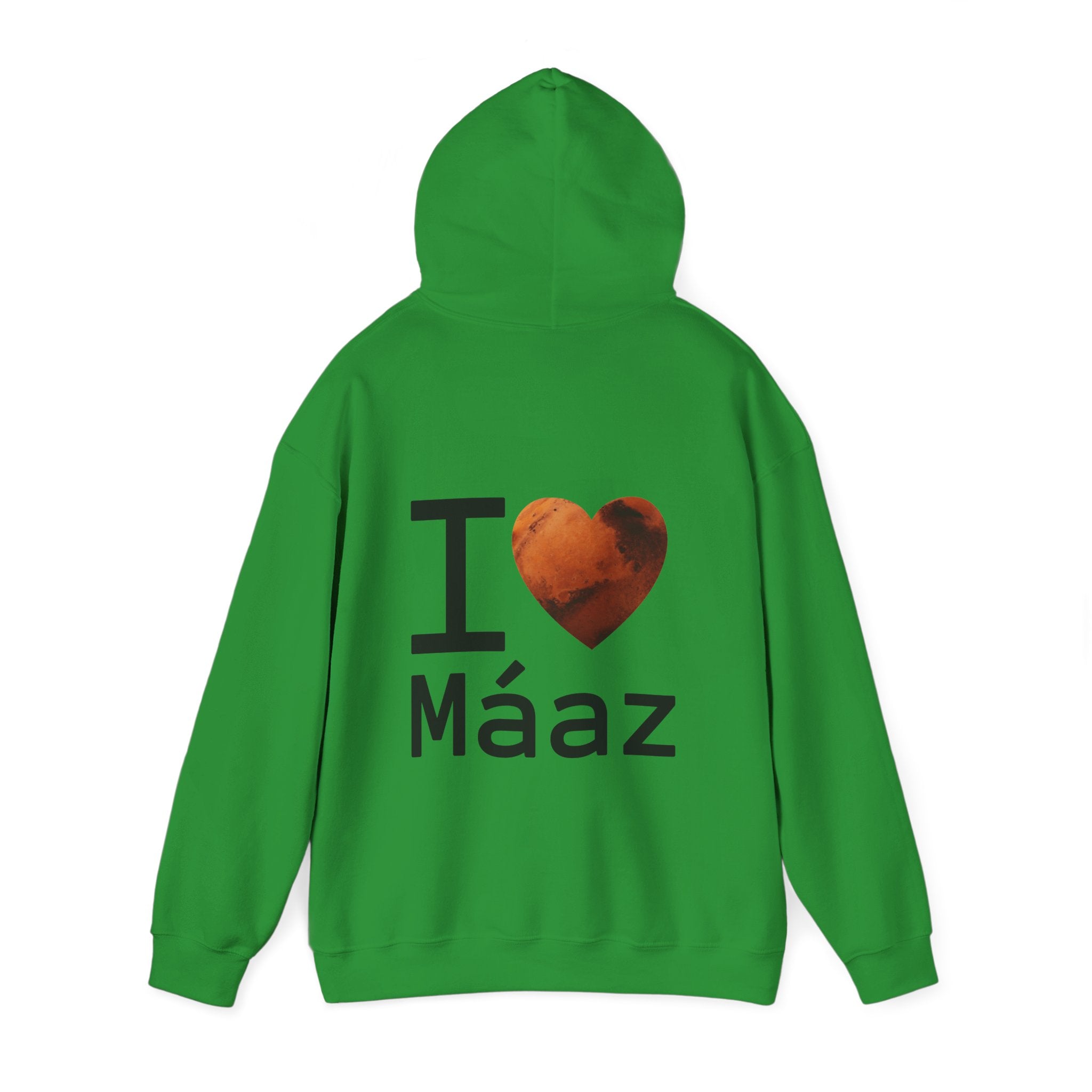 I Love Mars Unisex Heavy Blend Hooded Sweatshirt
