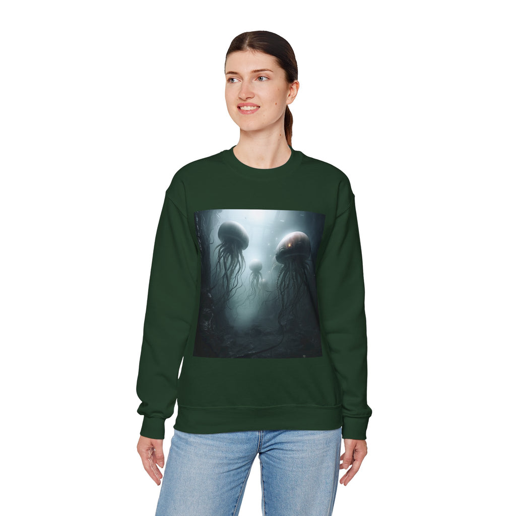 Alien Jellyfish Unisex Heavy Blend Crewneck Sweatshirt