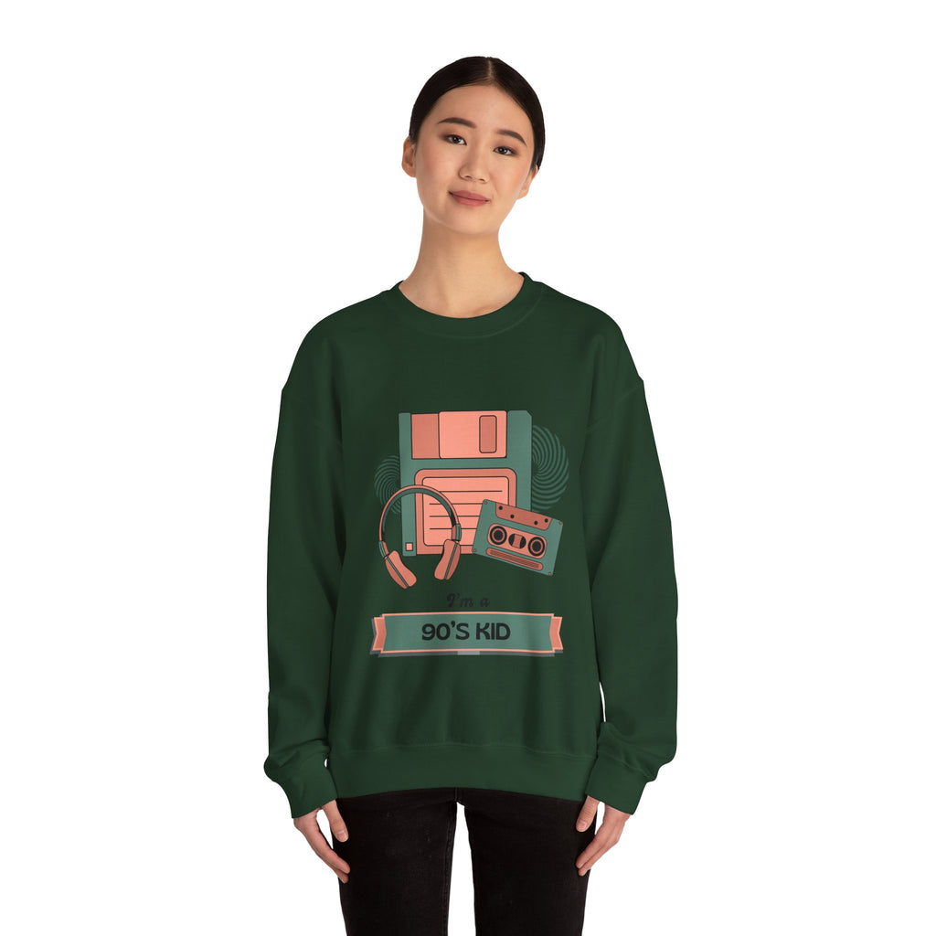 90s Kid Unisex Heavy Blend Crewneck Sweatshirt