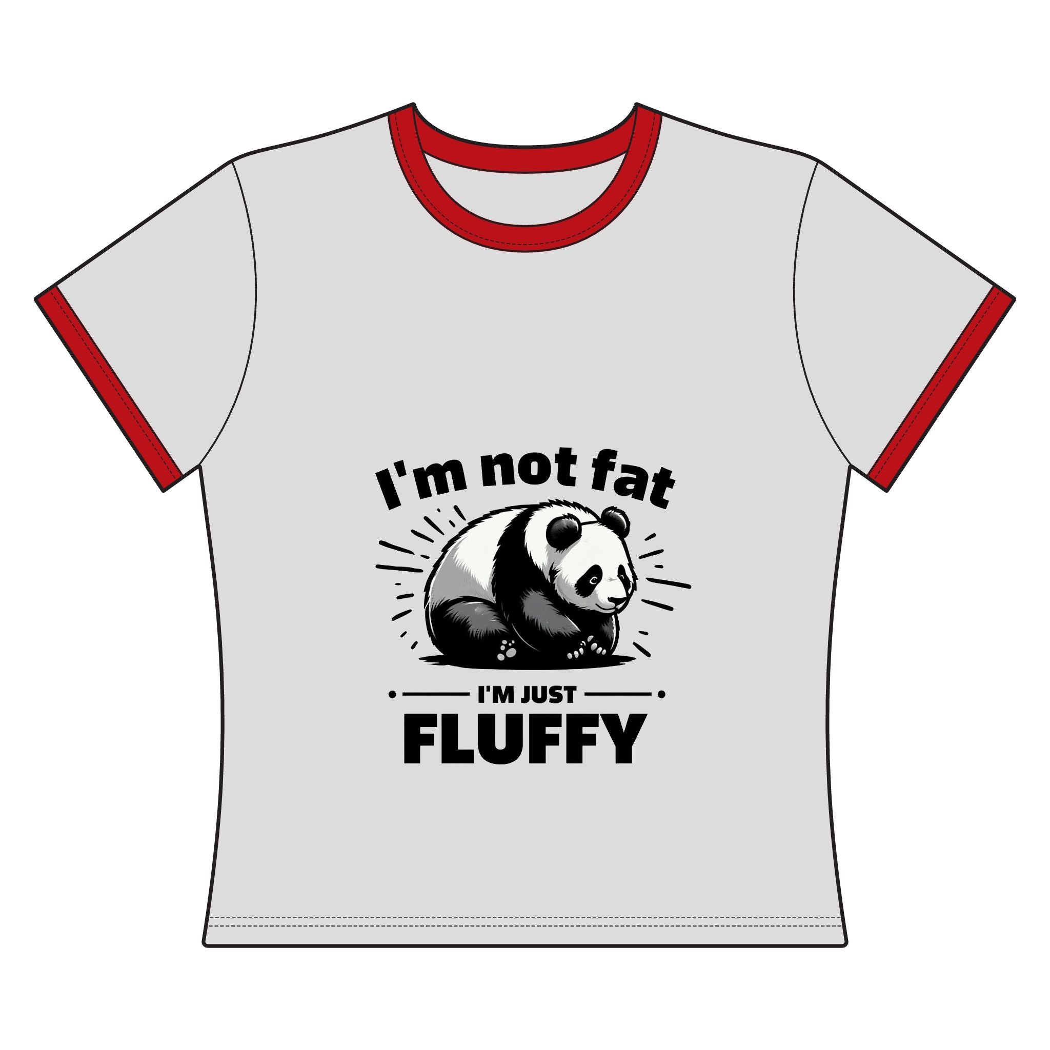 I’m Fluffy Women's Ringer Tee