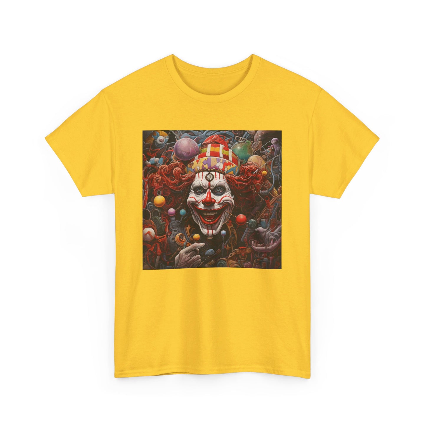 Clown Mutiny Face Unisex Heavy Cotton Tee