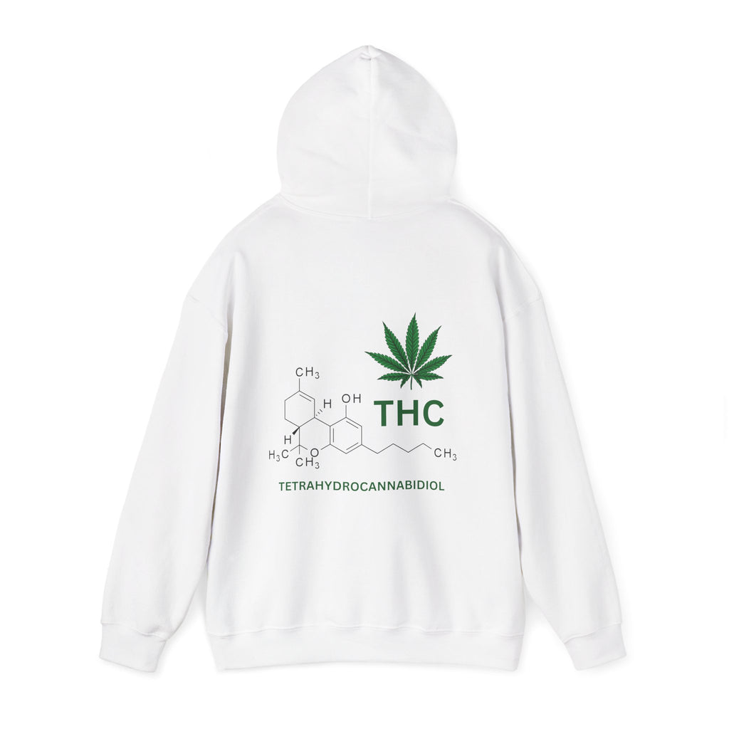 THC Molecule Unisex Heavy Blend Hooded Sweatshirt