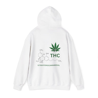 THC Molecule Unisex Heavy Blend Hooded Sweatshirt