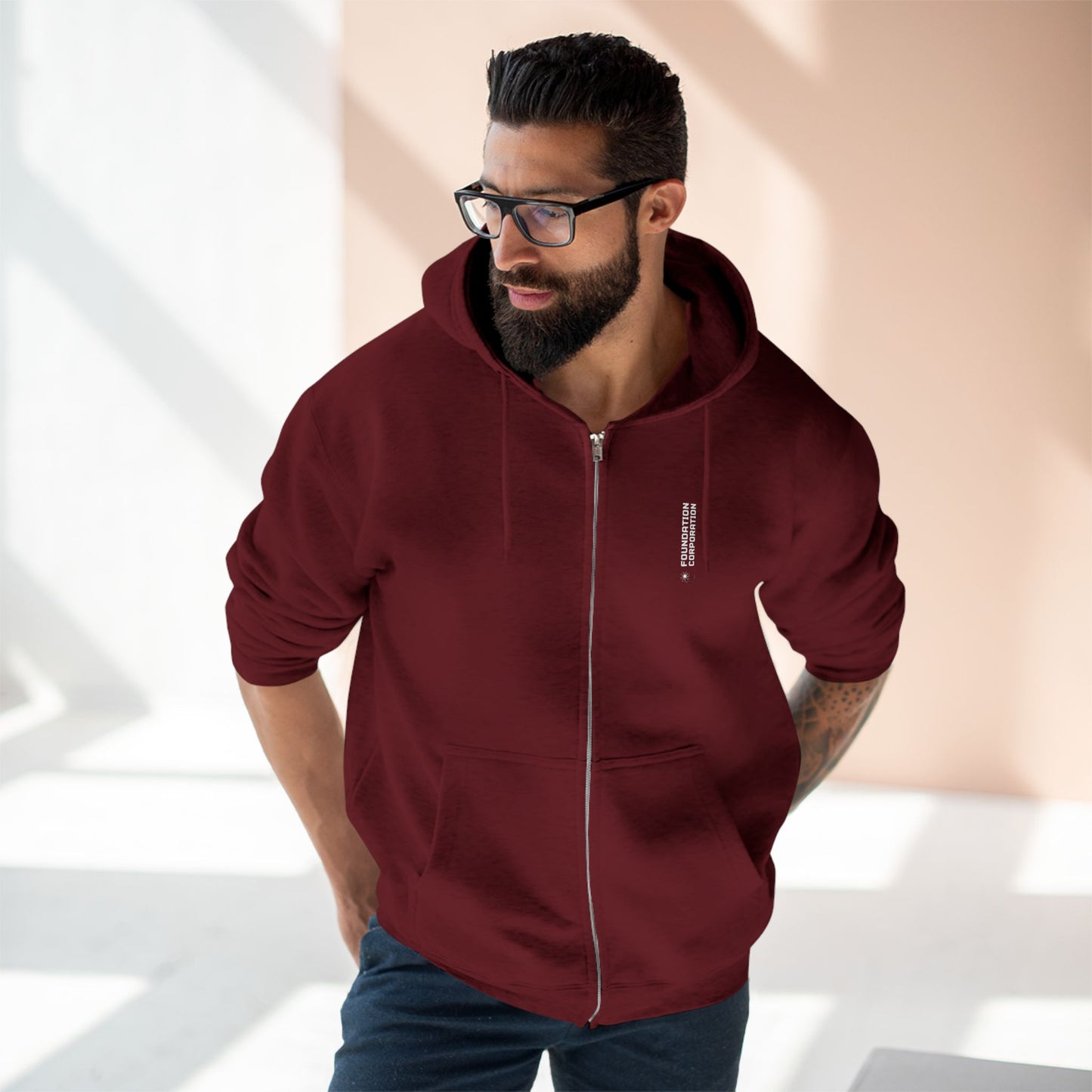 Foundation Corp Needs You Unisex Zip Hoodie
