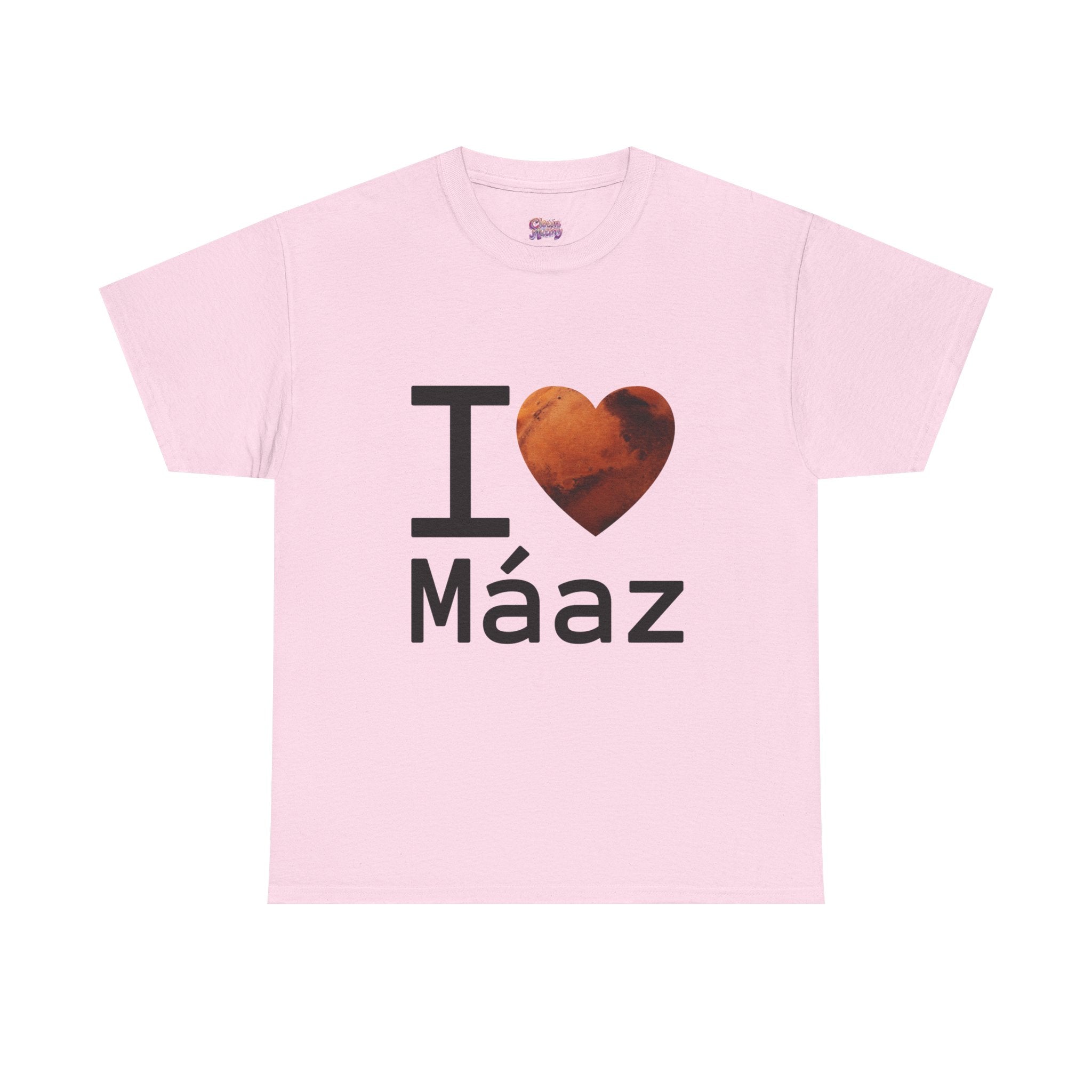 I Love Mars Unisex Heavy Cotton Tee