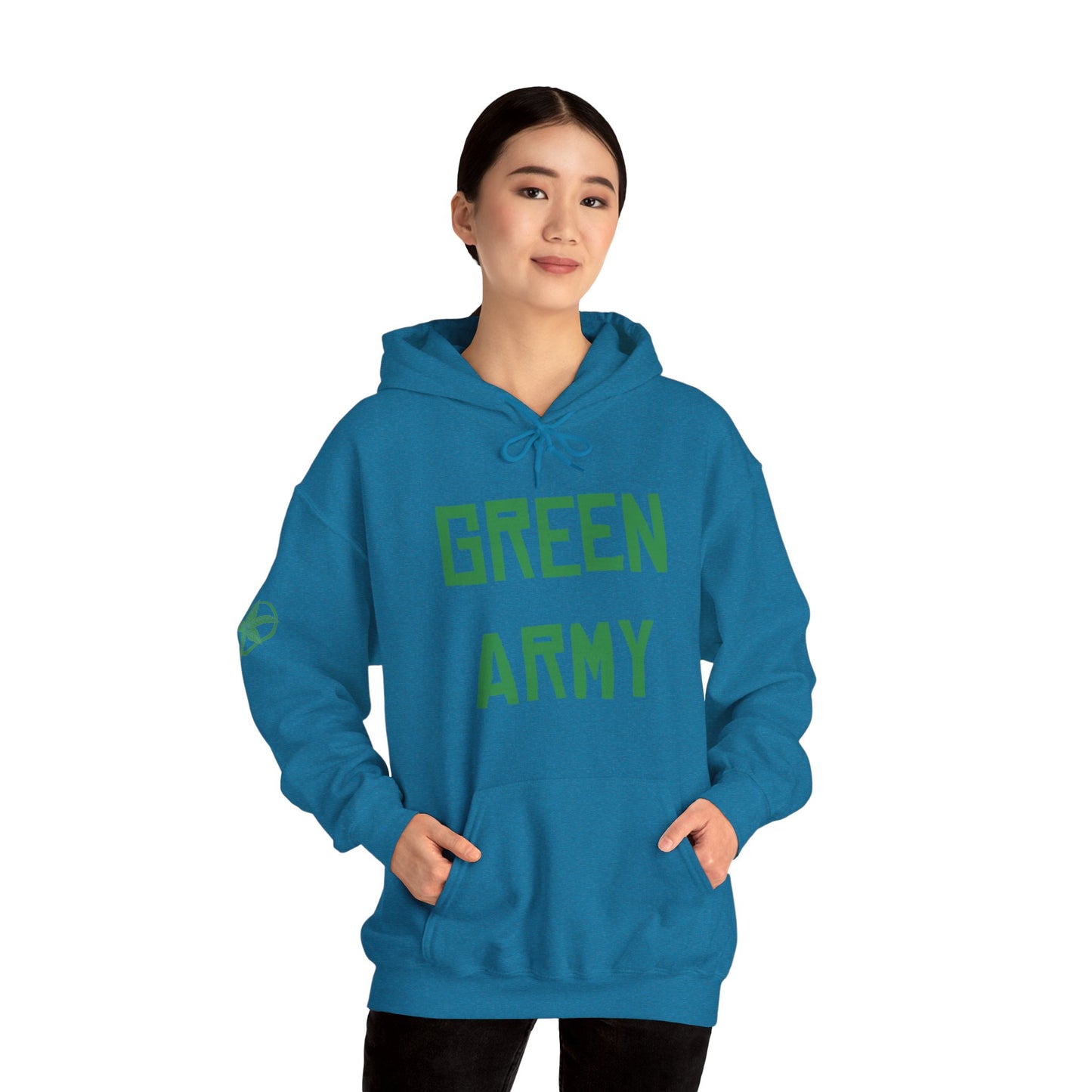 Green Army Unisex Heavy Blend Hooded Sweatshirt