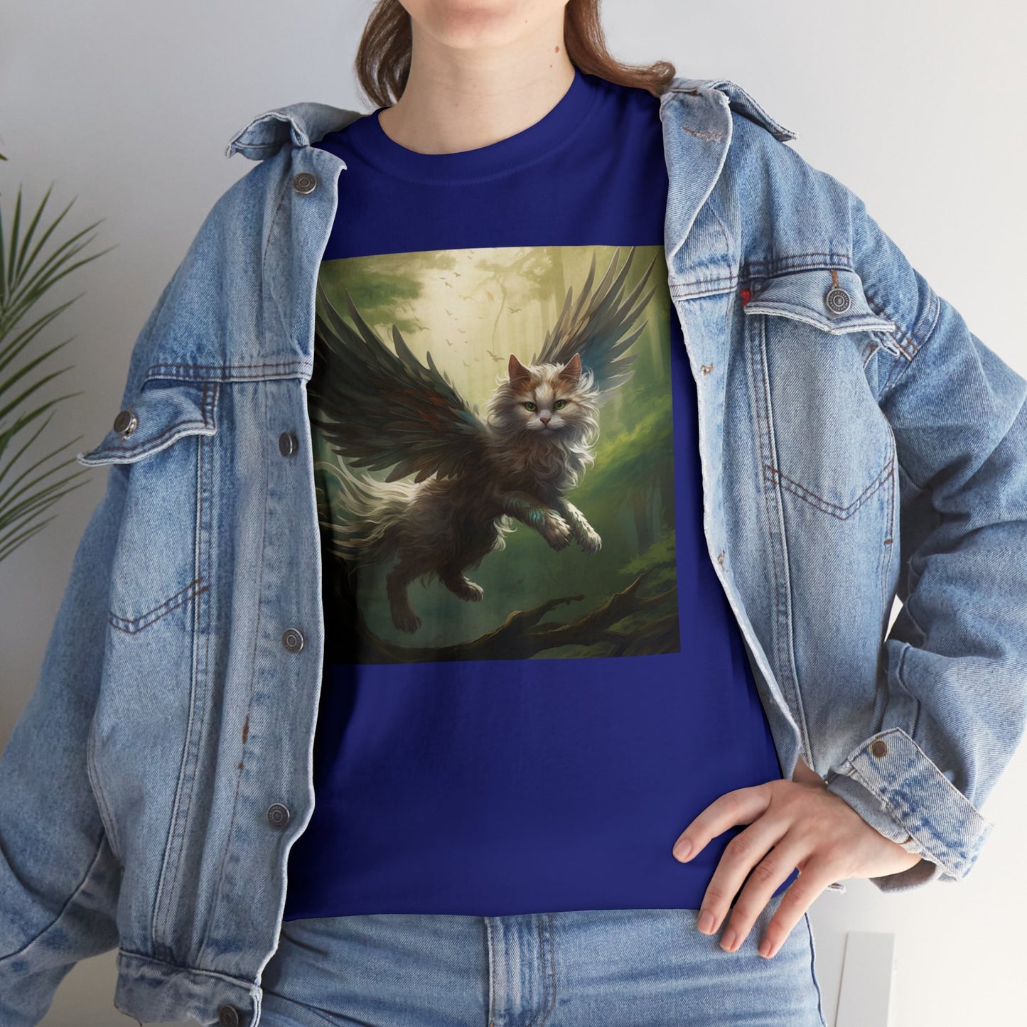 Fantasy Cat Unisex Heavy Cotton Tee