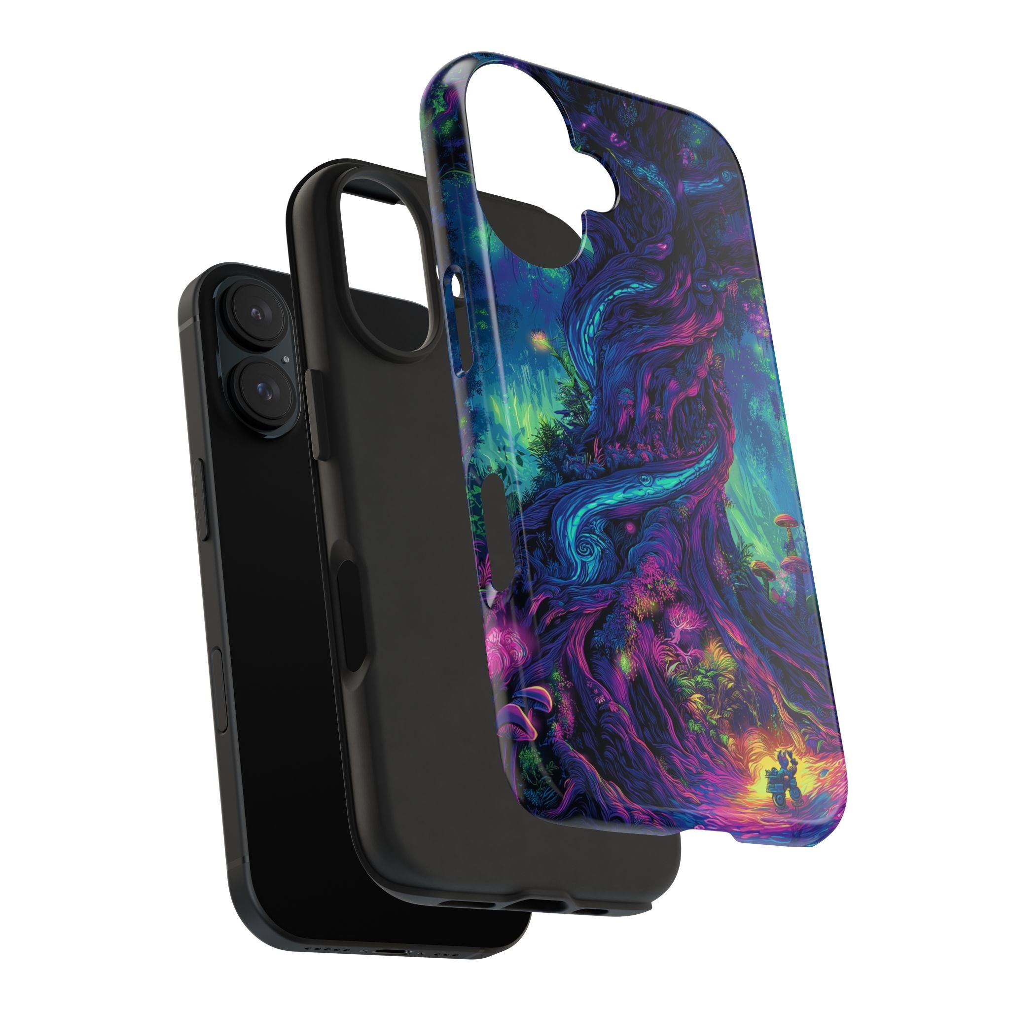 Psychedelic Tree Tough Phone Cases
