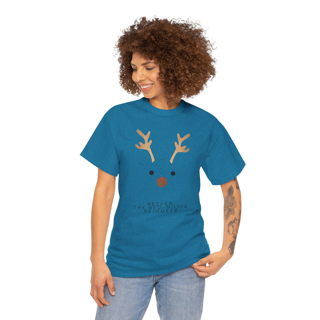 Reindeer Unisex Heavy Cotton Tee