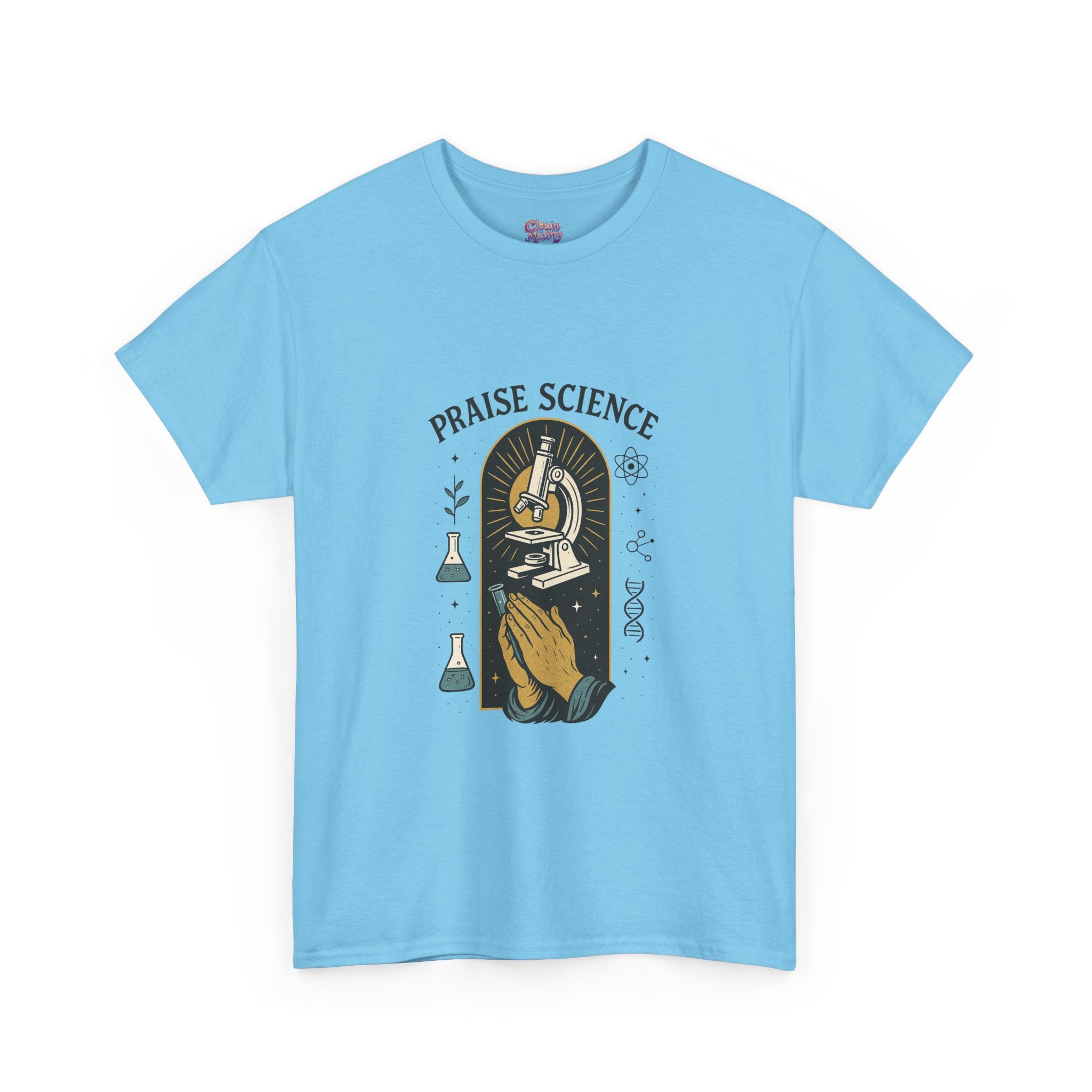 Praise Science Unisex Heavy Cotton Tee - Science Lover's T-Shirt for Educators and Students