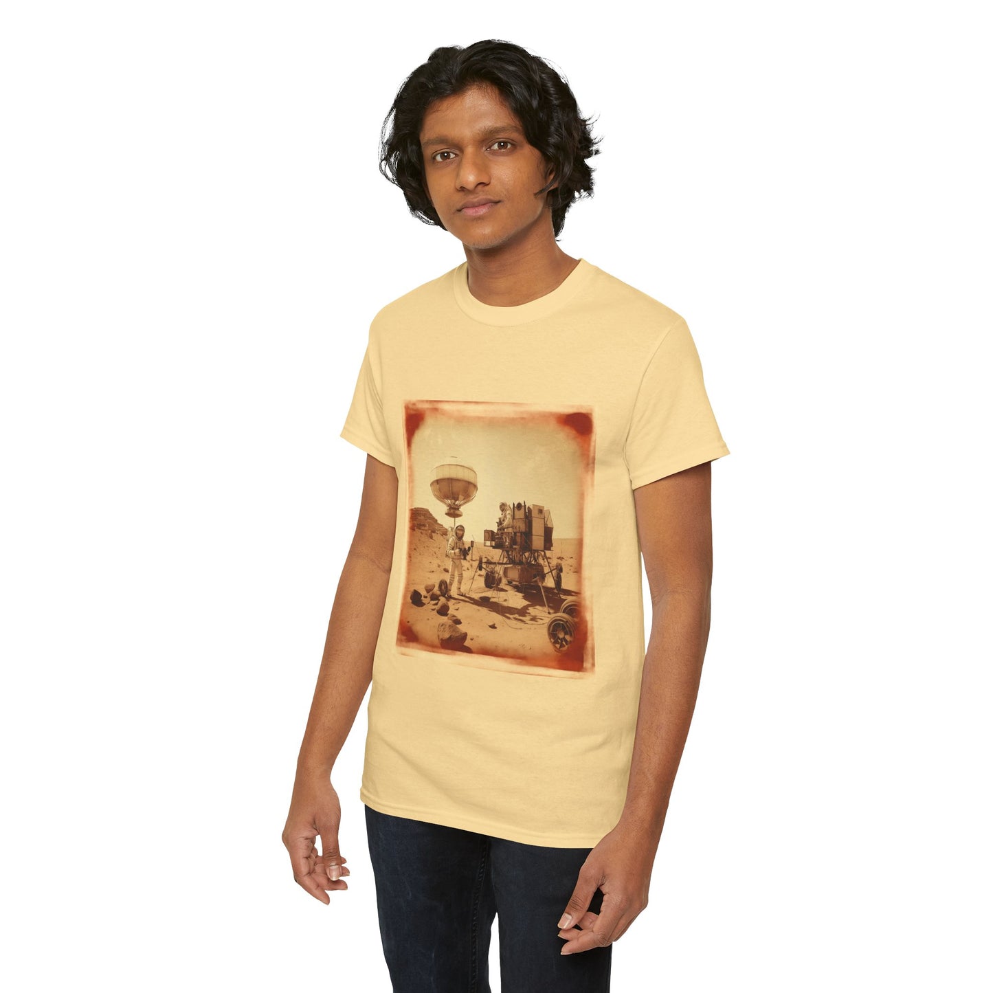 Martian Polaroid Unisex Heavy Cotton Tee