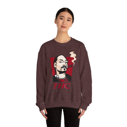 Bucket Love Graphic Crewneck Sweatshirt - Cozy Vintage Style for Chill Vibes