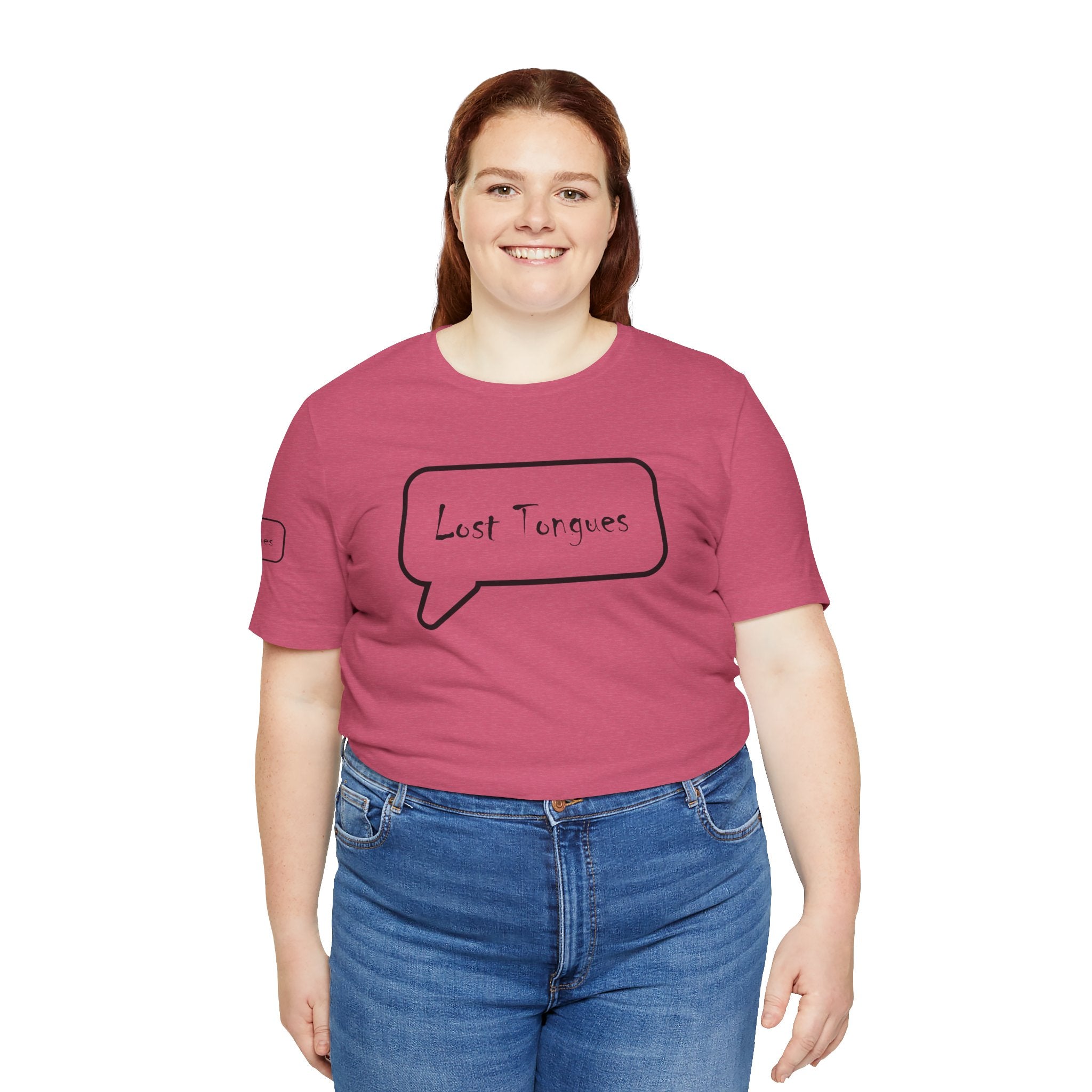 Lost Tongues Unisex Jersey Short Sleeve Tee