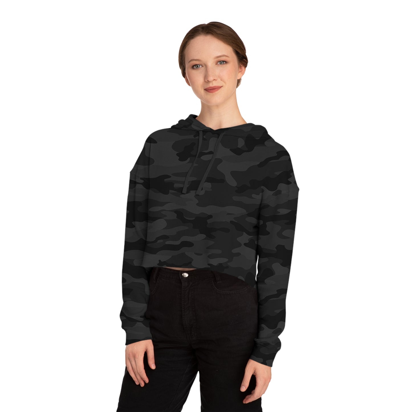 Mars Martians Women’s Cropped Hoodie - Cozy & Stylish