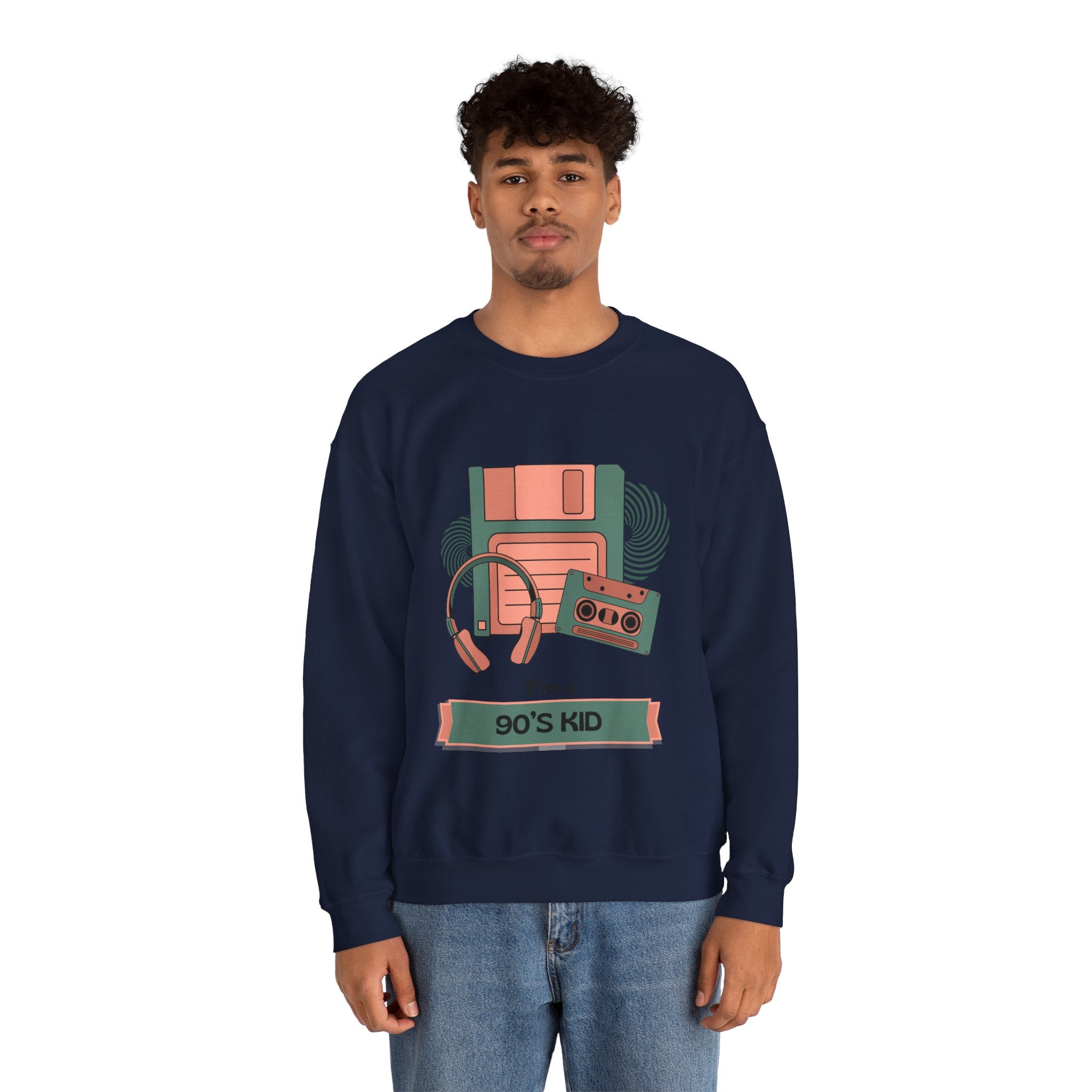 90s Kid Unisex Heavy Blend Crewneck Sweatshirt