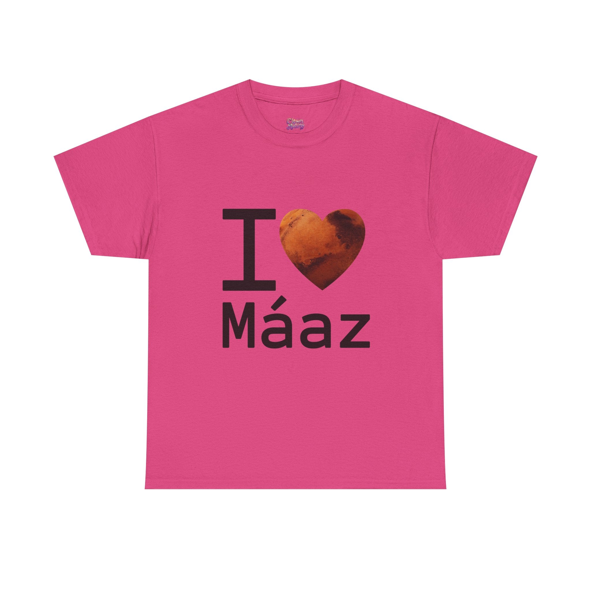 I Love Mars Unisex Heavy Cotton Tee