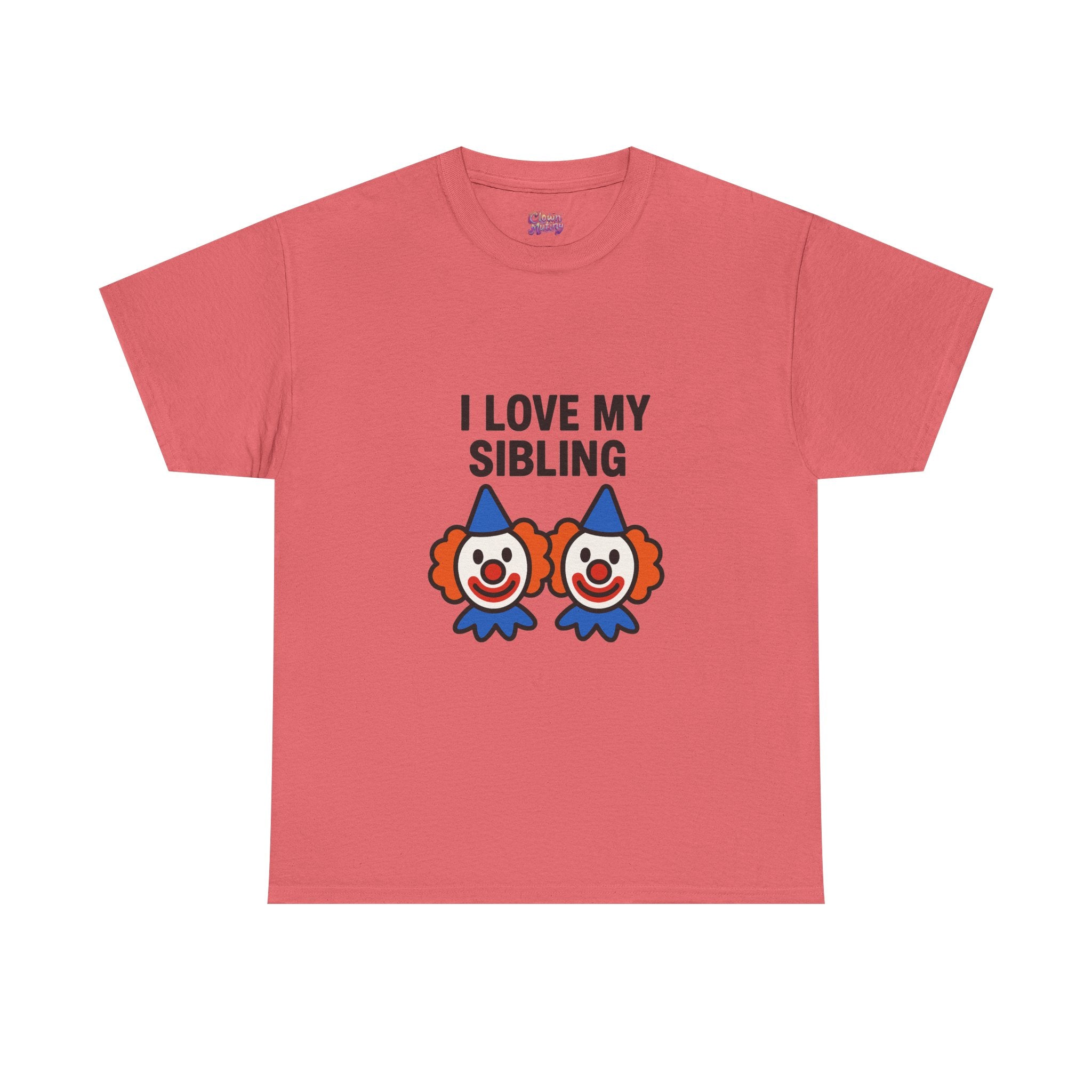 Funny Clown Sibling Love Unisex Cotton Tee