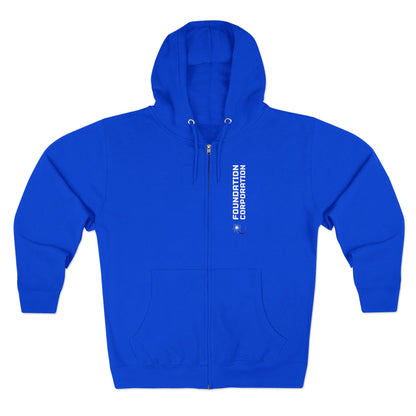 FC Màaz African Zip Hoodie — Vintage Astronauts Graphic Zip-Up Hoodie