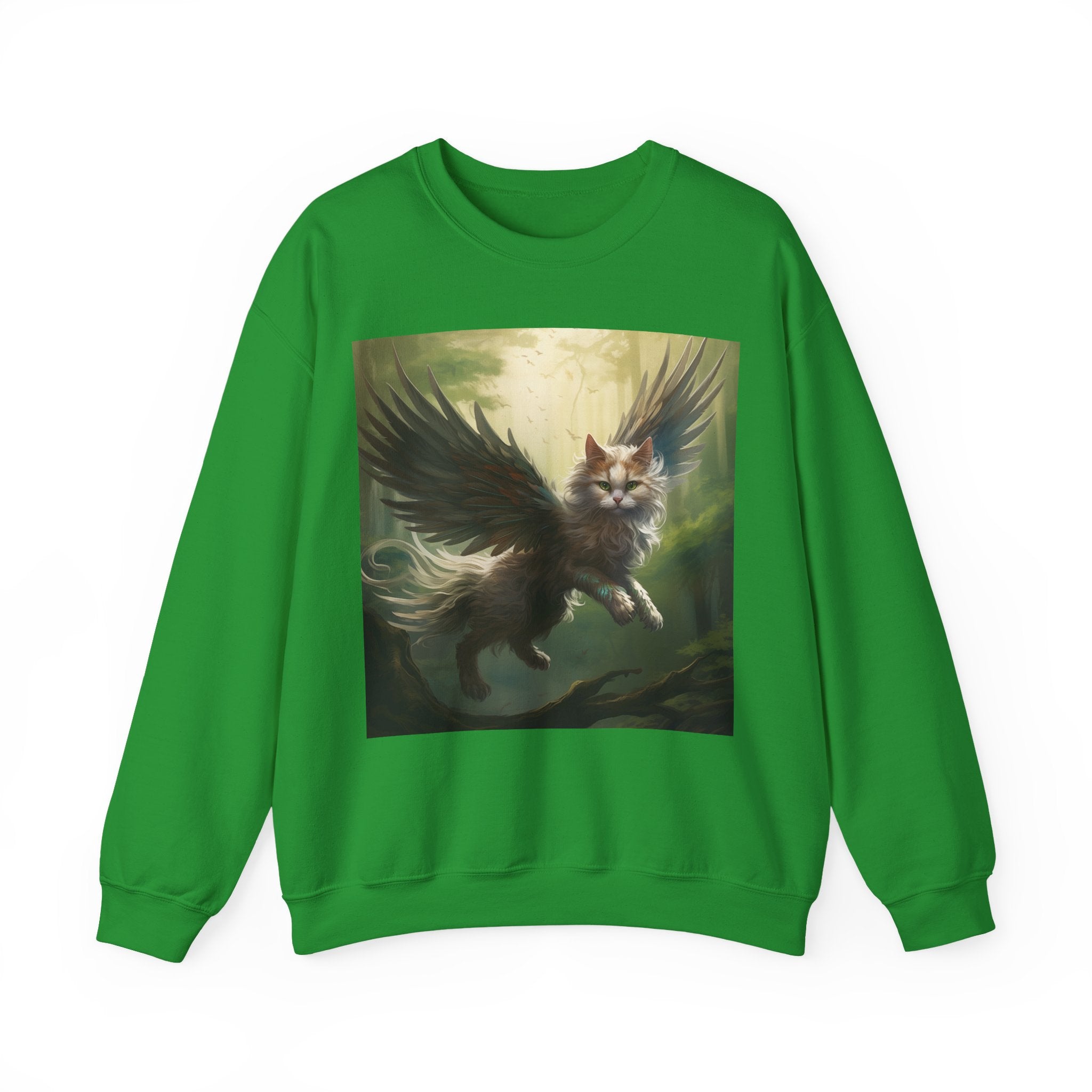 Fantasy Cat Unisex Heavy Blend Crewneck Sweatshirt