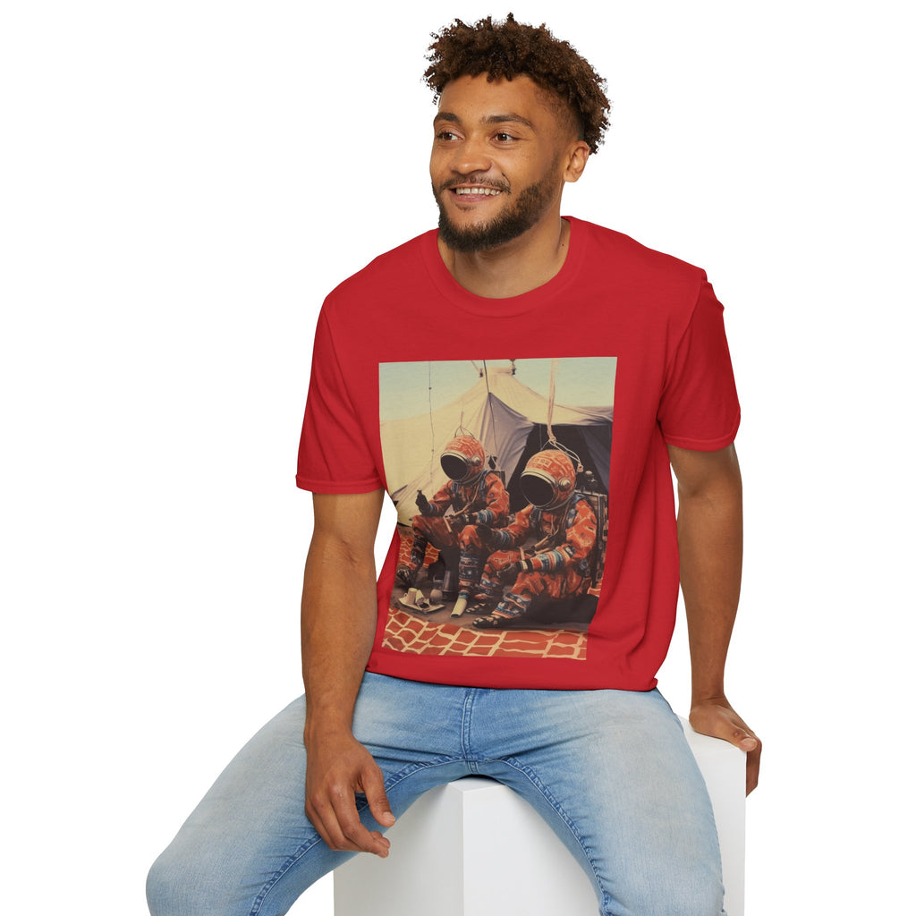 Martian African Print Unisex Softstyle T-Shirt