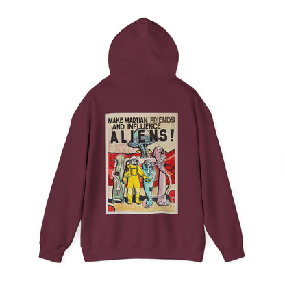 Mars Aliens Unisex Heavy Blend Hooded Sweatshirt
