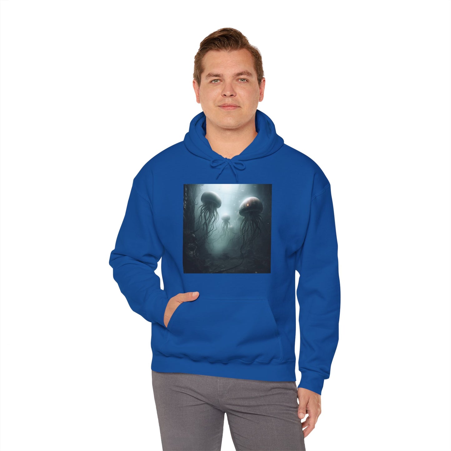 Alien Jellyfish Unisex Heavy Blend Hooded Sweatshirt