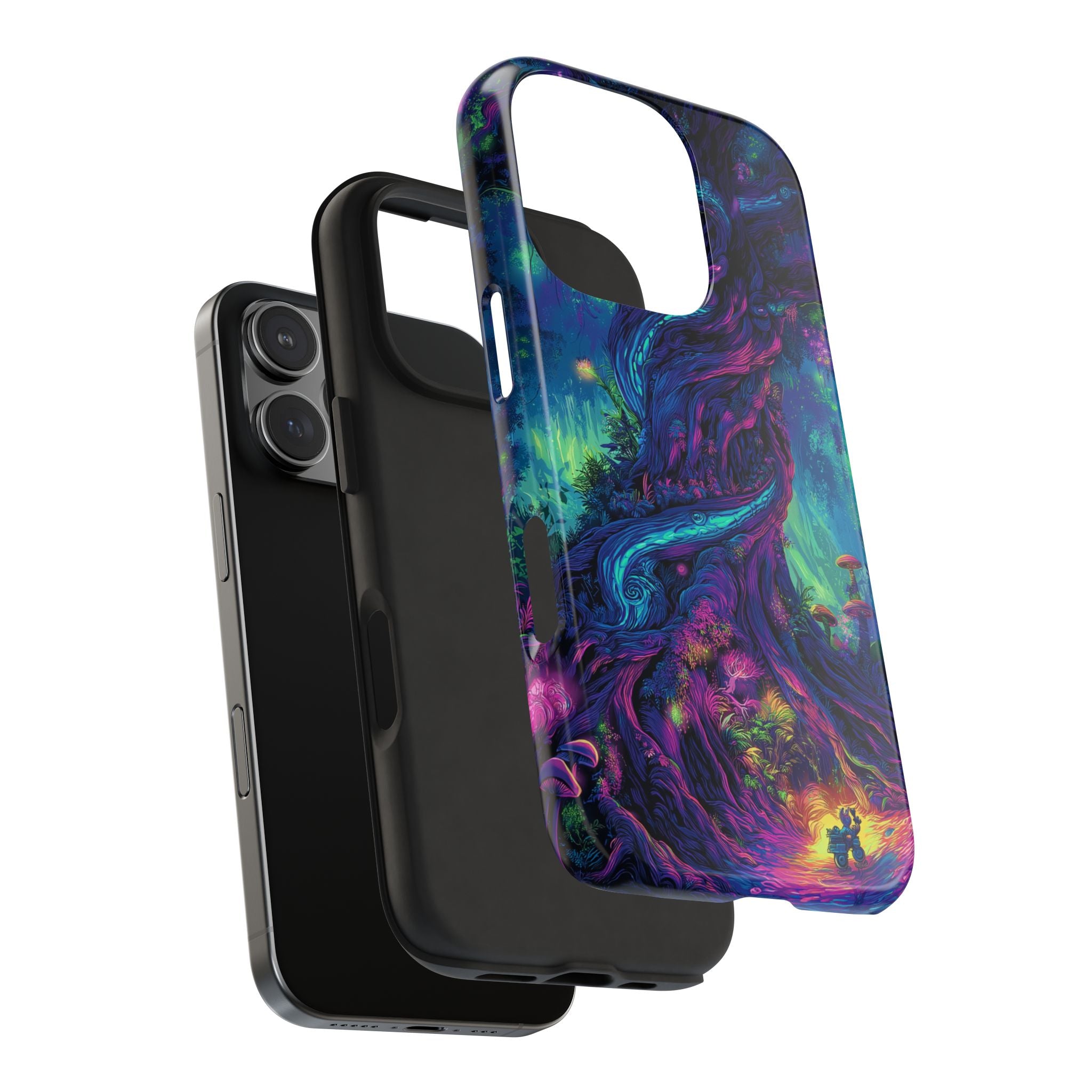 Psychedelic Tree Tough Phone Cases