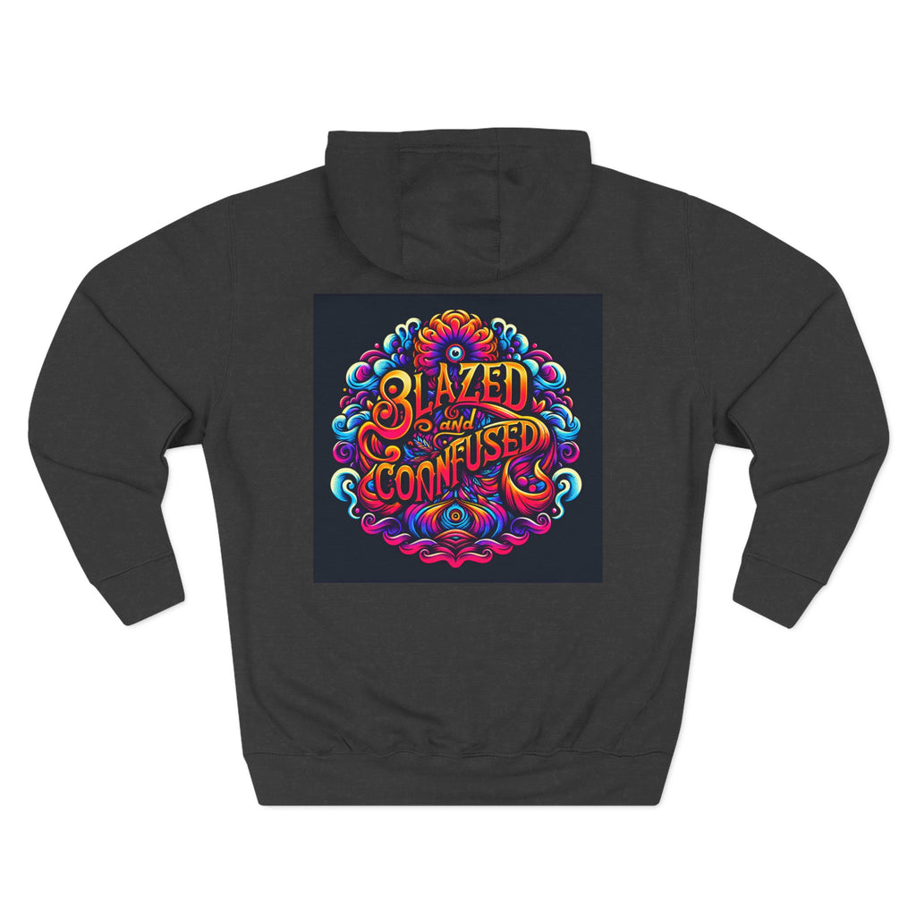 Blazed and Confused Three-Panel Fleece Hoodie