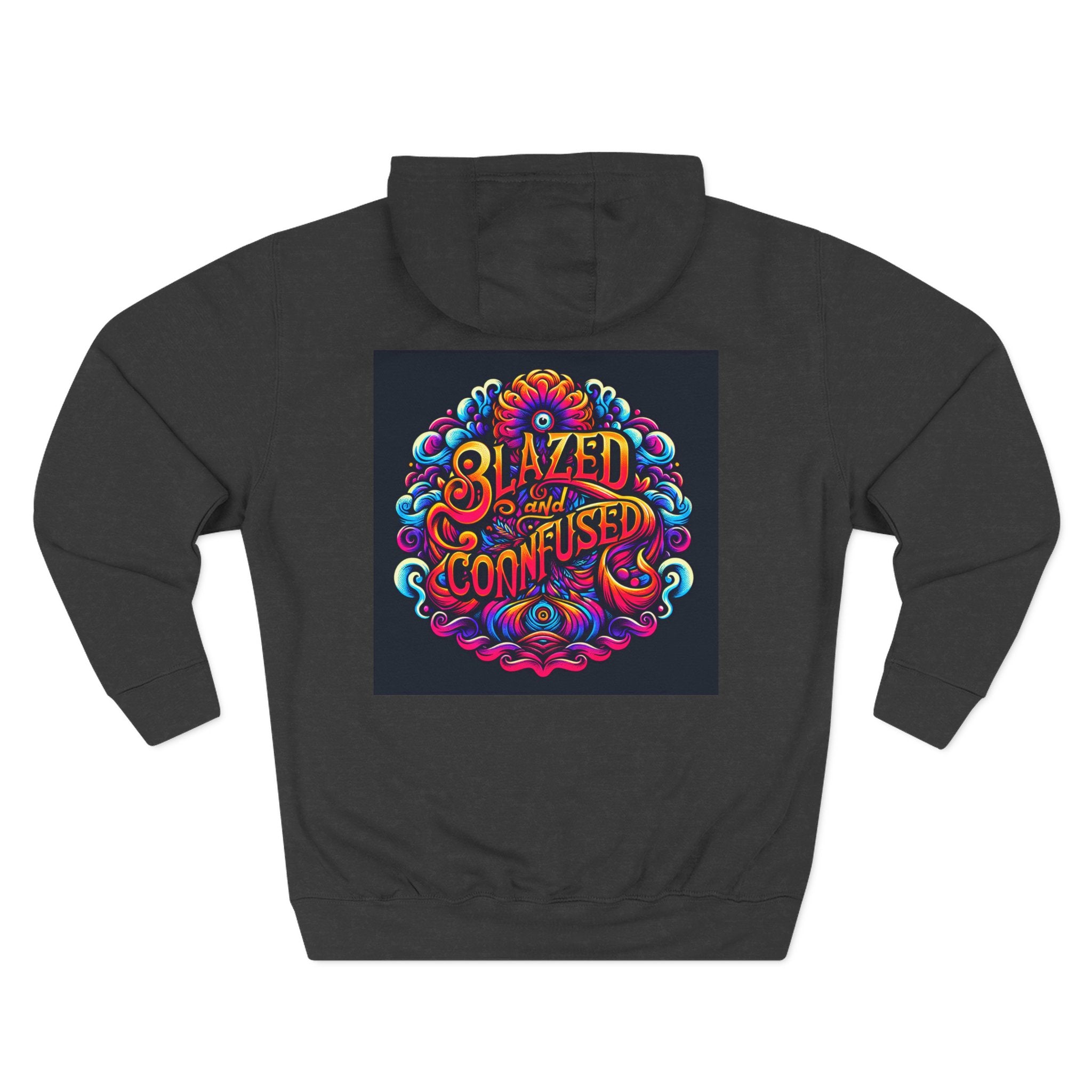 Blazed and Confused Three-Panel Fleece Hoodie