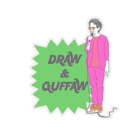 Draw and Guffaw Kiss-Cut Stickers