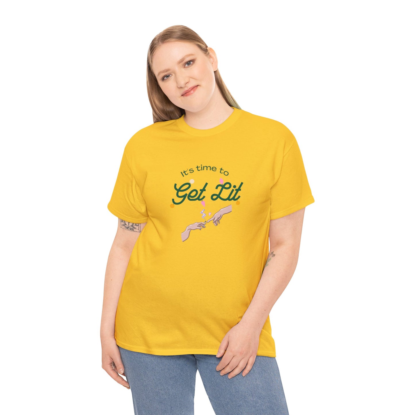 Get Lit Holiday Unisex Heavy Cotton Tee