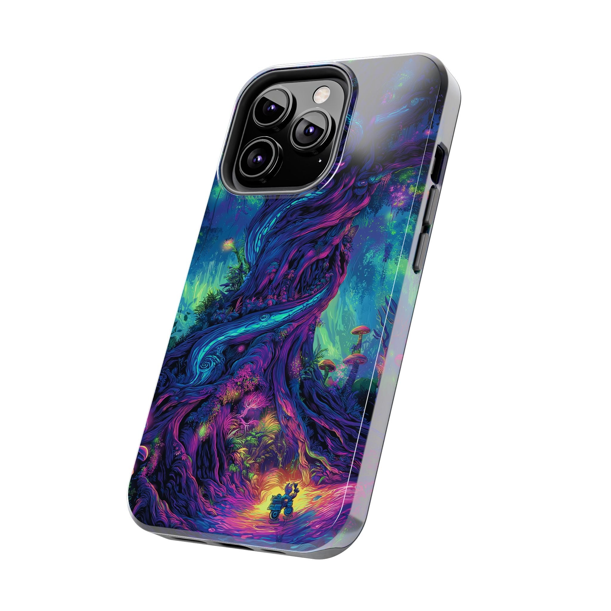 Psychedelic Tree Tough Phone Cases