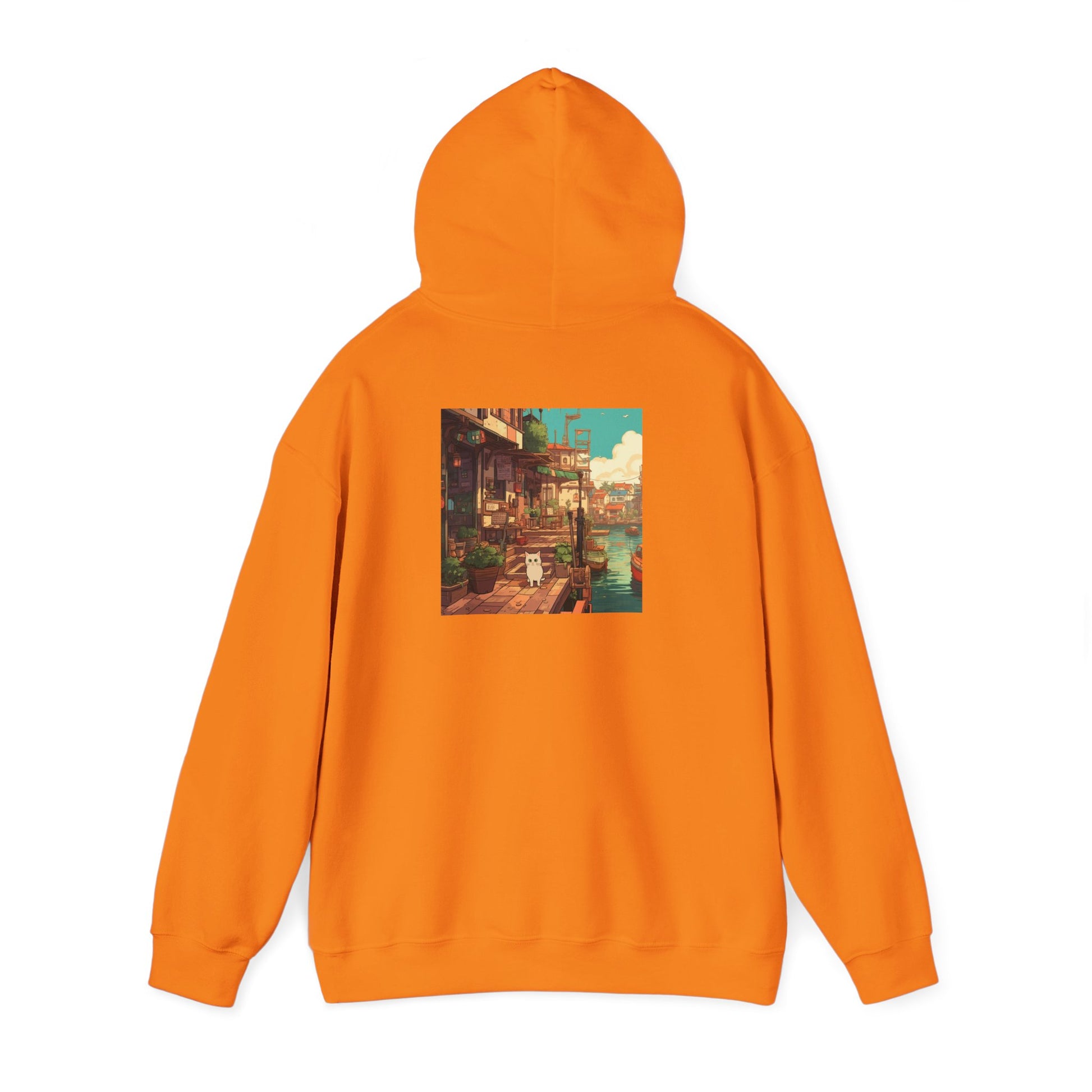 Studio Ghibli Style Cat Unisex Heavy Blend  Hooded Sweatshirt