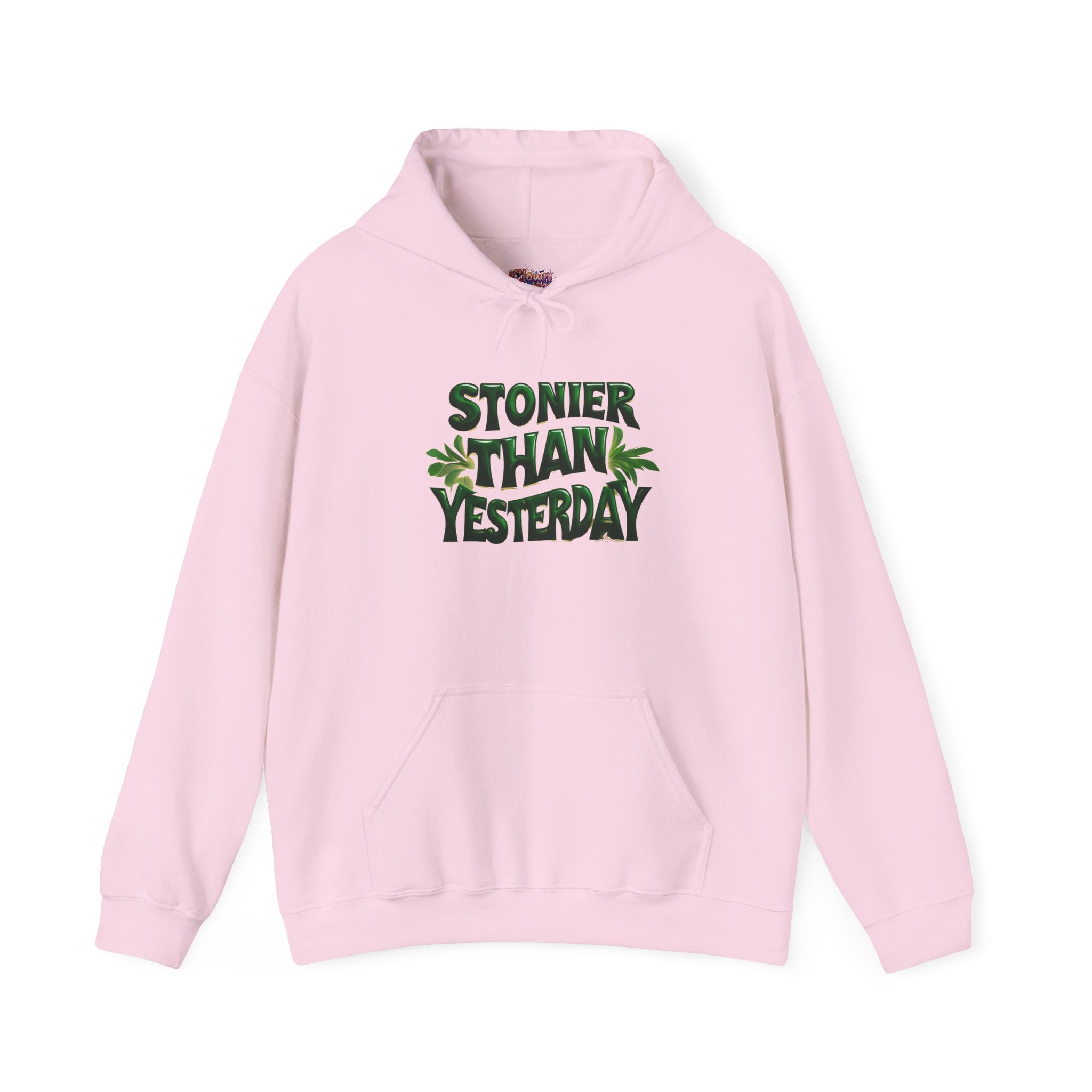 Stoner Vibes Unisex Hooded Sweatshirt - 'Stonier Than Yesterday'