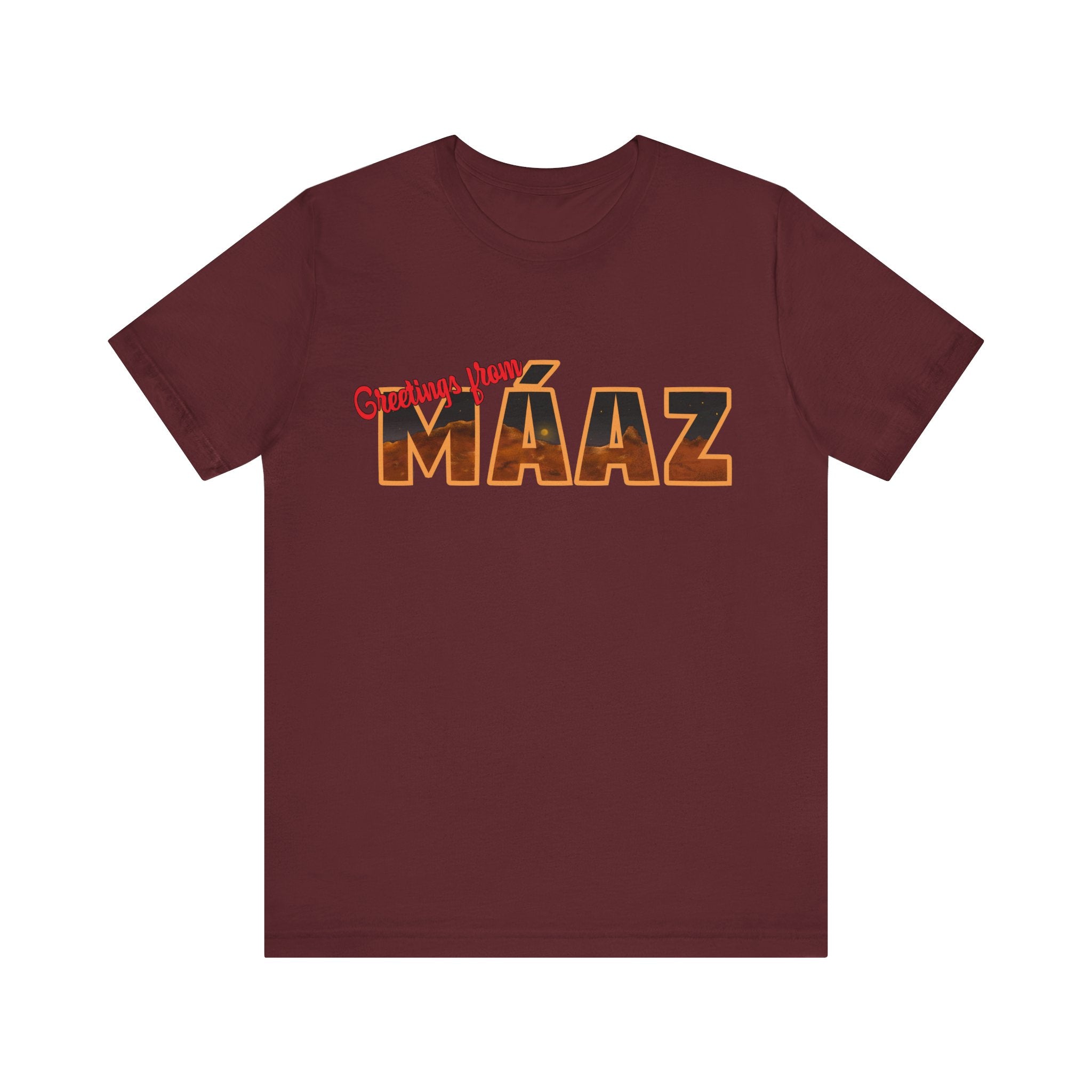 Greetings from Máaz Unisex Jersey Short Sleeve Tee