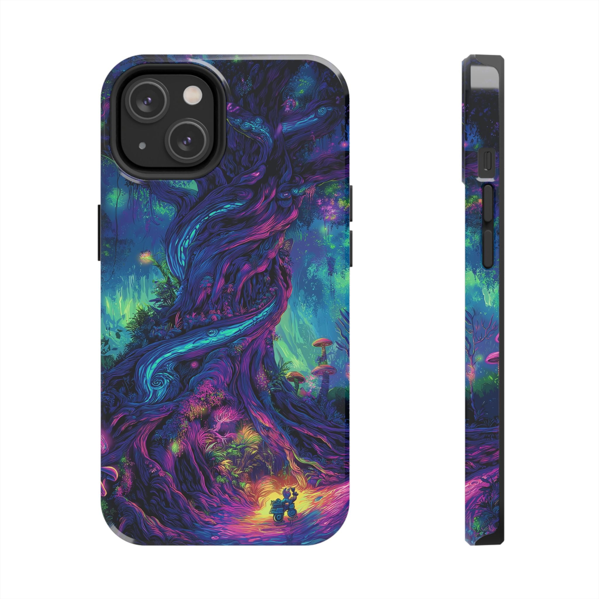 Psychedelic Tree Tough Phone Cases