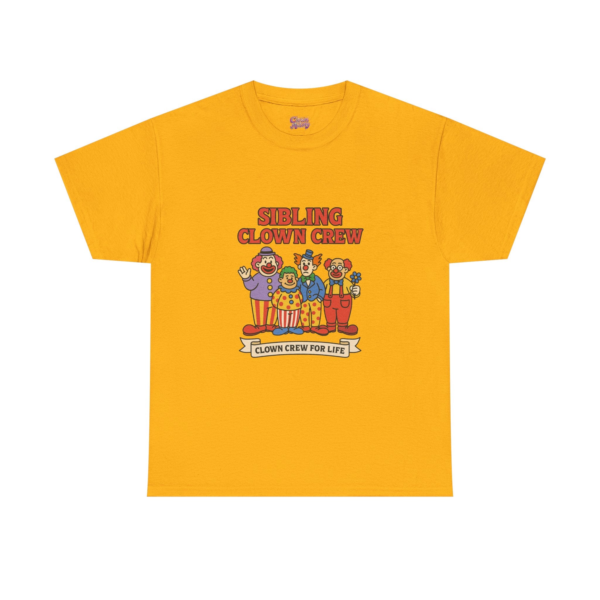Clown Siblings Unisex Heavy Cotton Tee