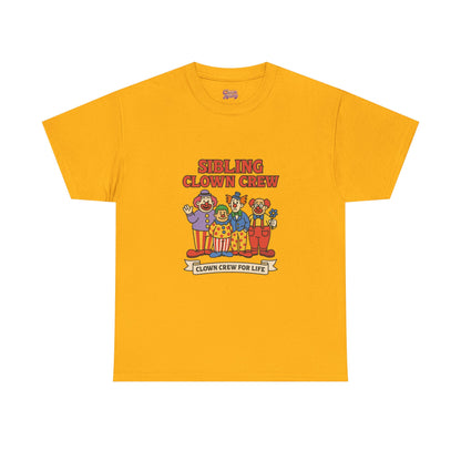 Clown Siblings Unisex Heavy Cotton Tee