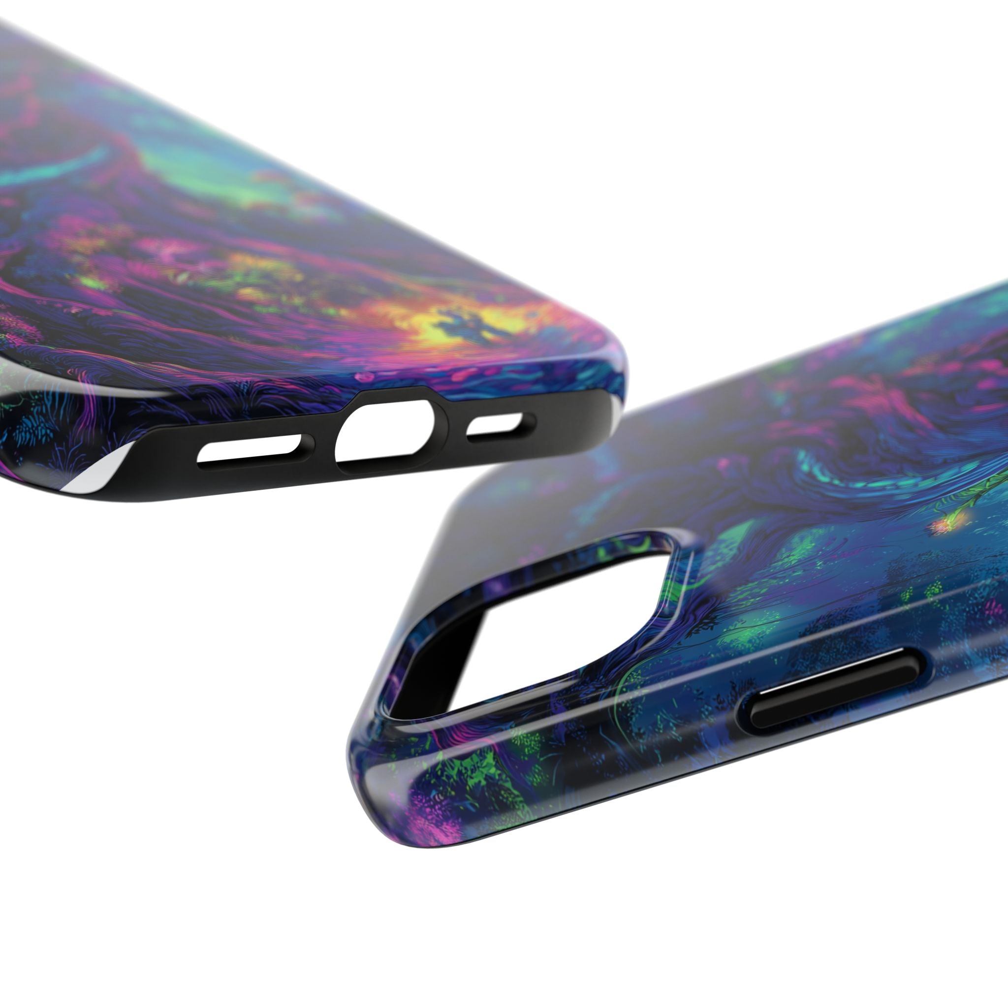 Psychedelic Tree Tough Phone Cases