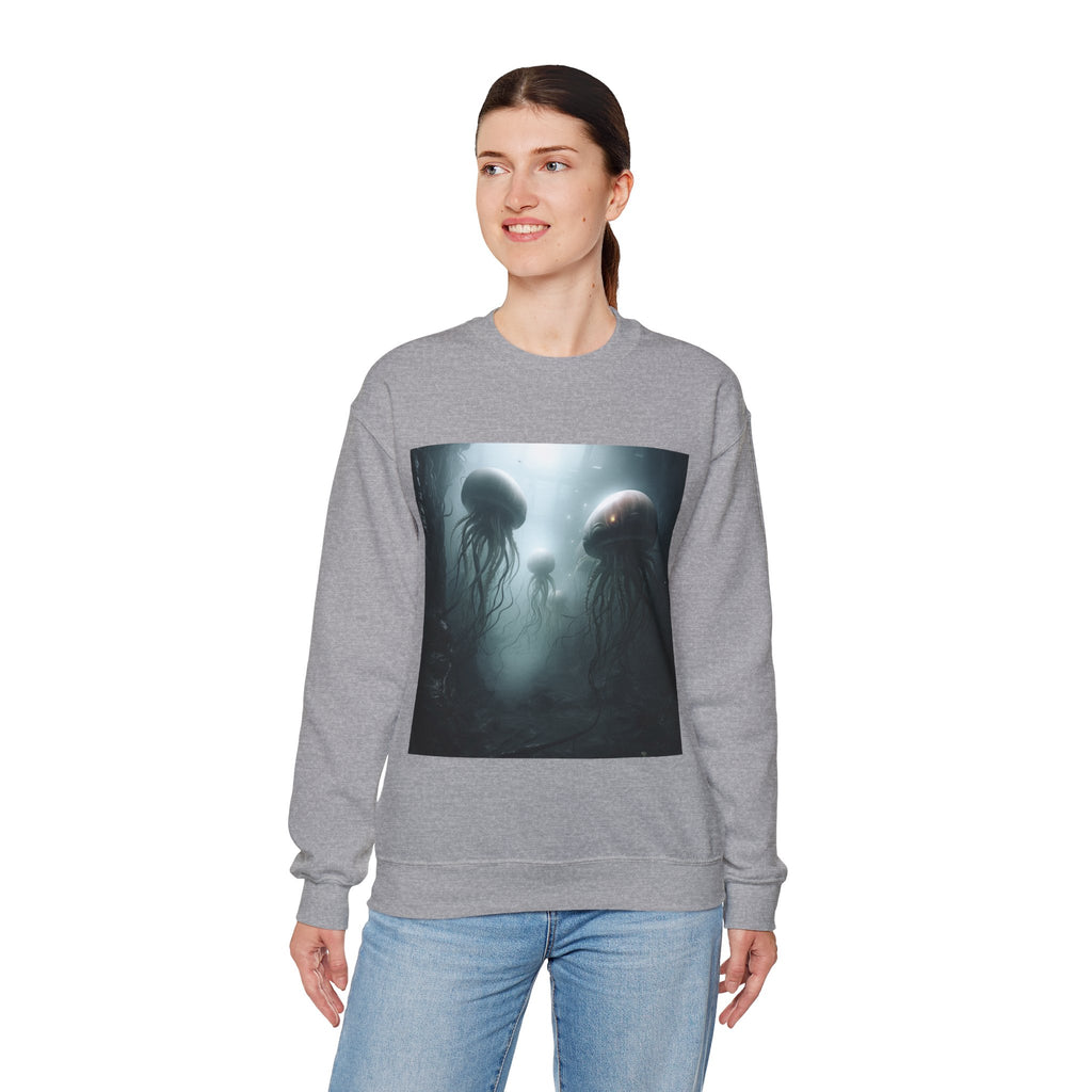 Alien Jellyfish Unisex Heavy Blend Crewneck Sweatshirt