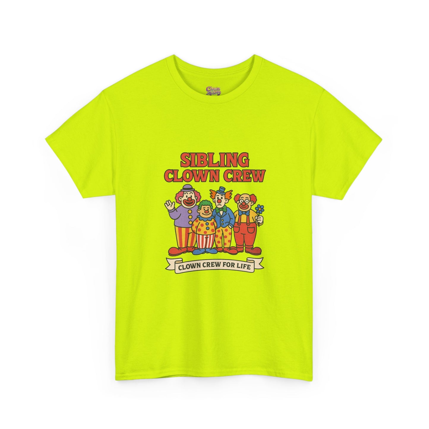 Clown Siblings Unisex Heavy Cotton Tee