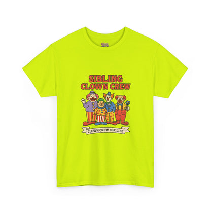Clown Siblings Unisex Heavy Cotton Tee
