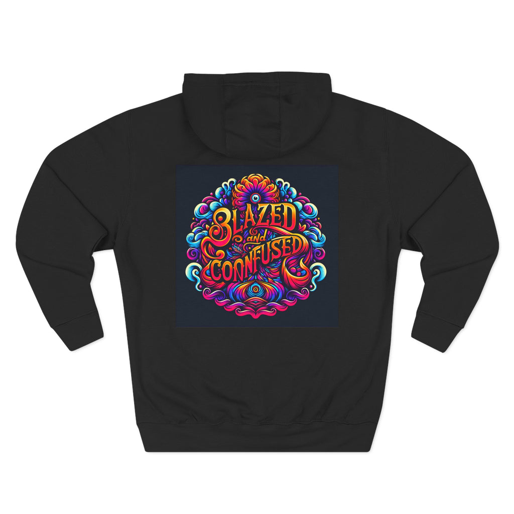 Blazed and Confused Three-Panel Fleece Hoodie
