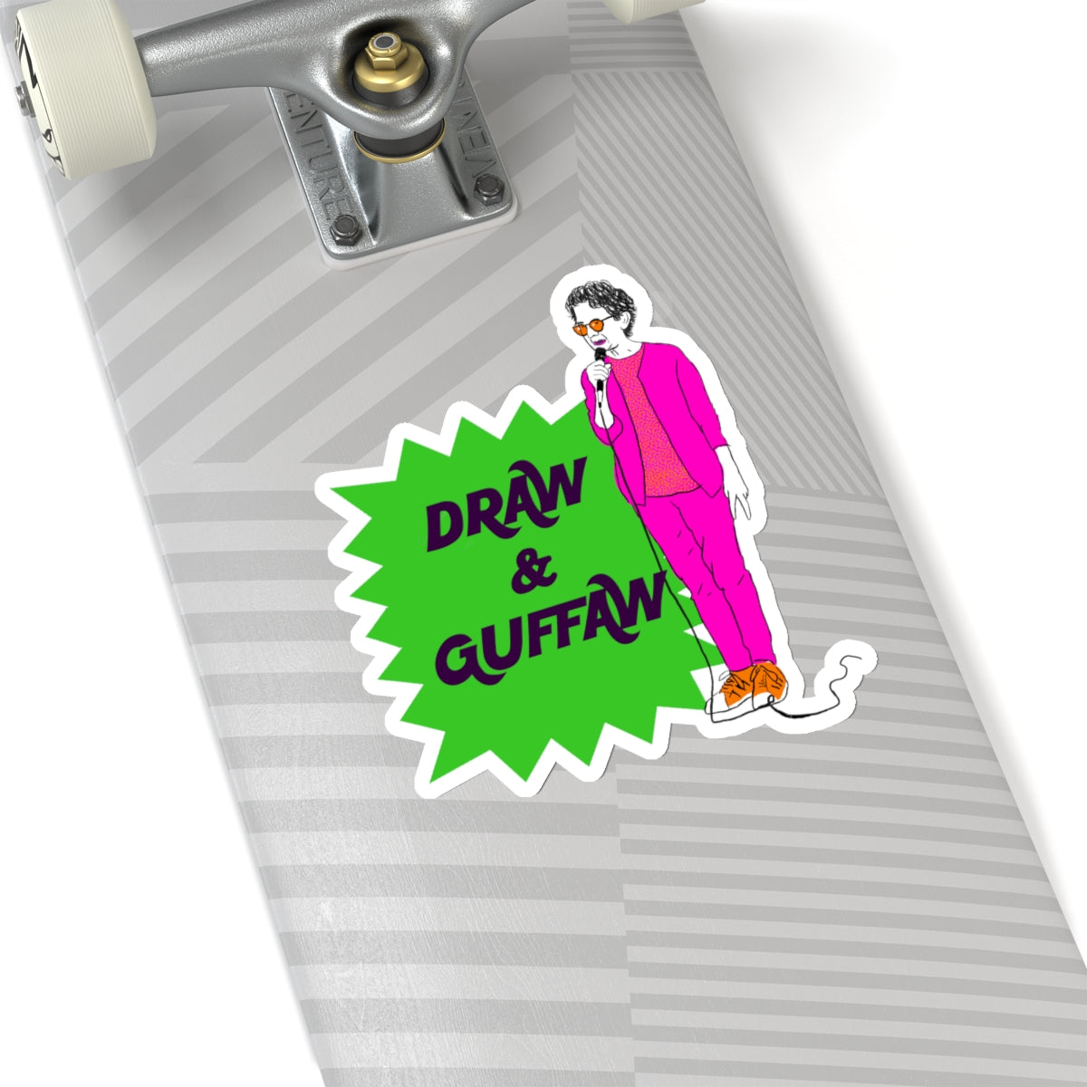 Draw and Guffaw Kiss-Cut Stickers